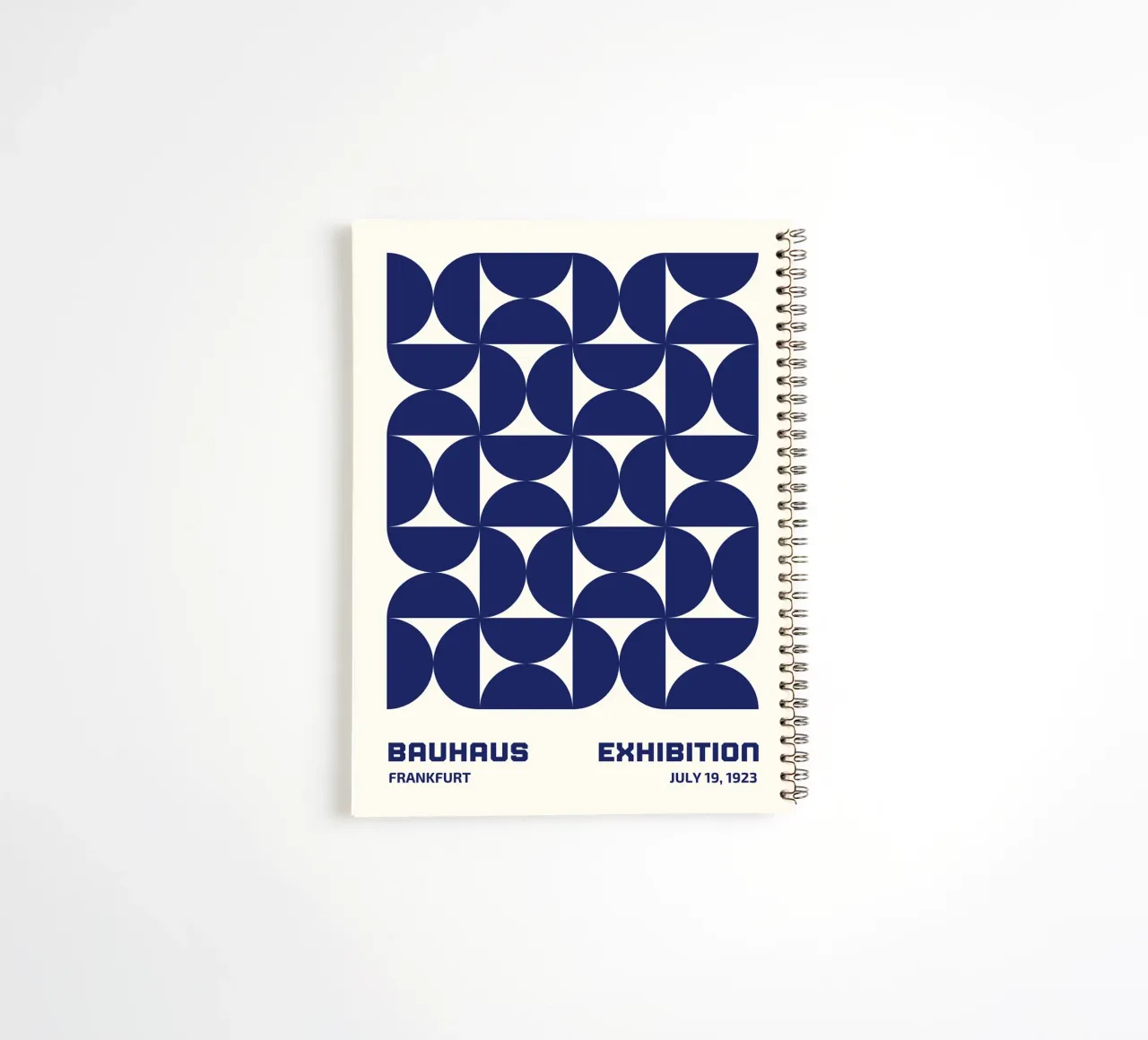 Bauhaus Geometry - Exhibition 1923 spiral notebook by Whole©