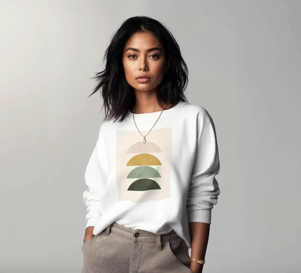 Geometría mínima 51 sudadera de Gaite