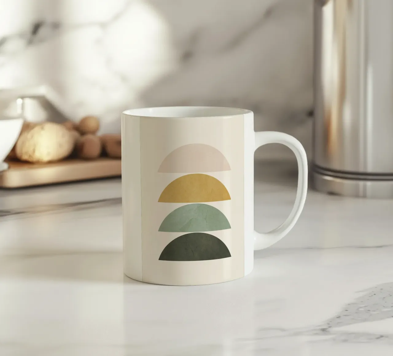 Geometrico minimale 51 tazza in ceramica da Gaite