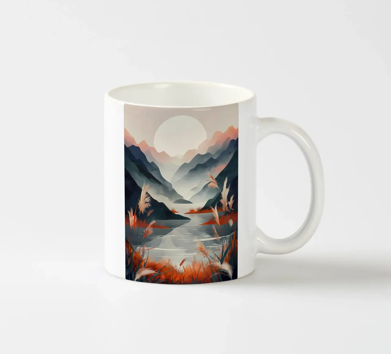 Sereno Tramonto Serenità tazza in ceramica da Artistic-shop