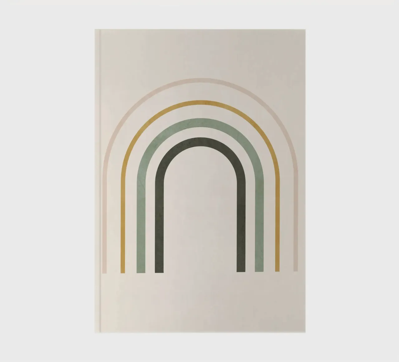 Minimal Geometric 50 notebook by Gaite