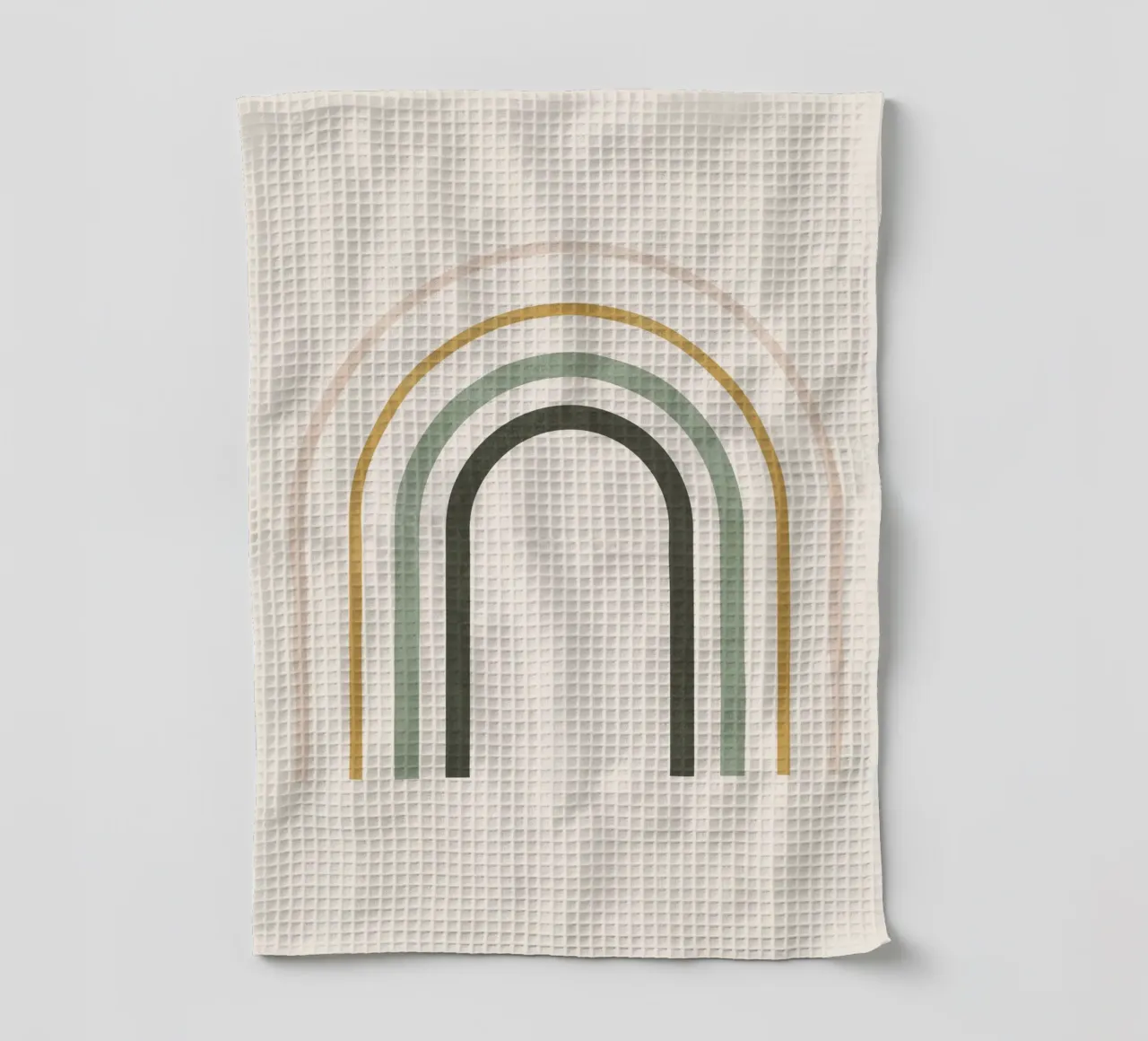 Minimal Geometric 50 tea towel by Gaite