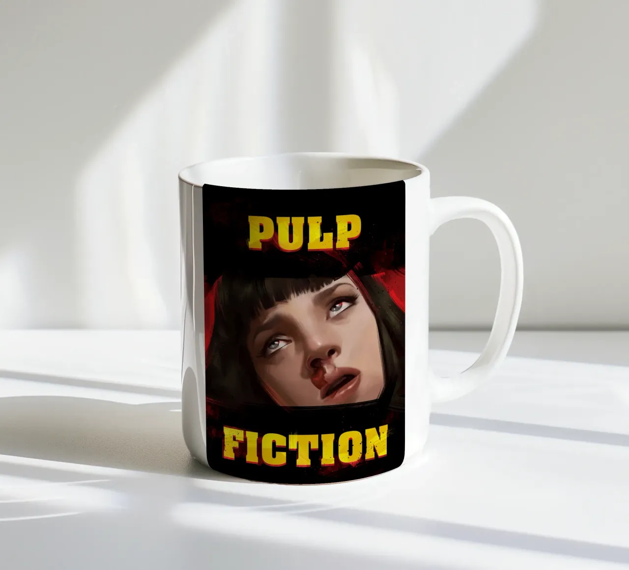 Pulp Fiction Mia tazza in ceramica da nabakumov