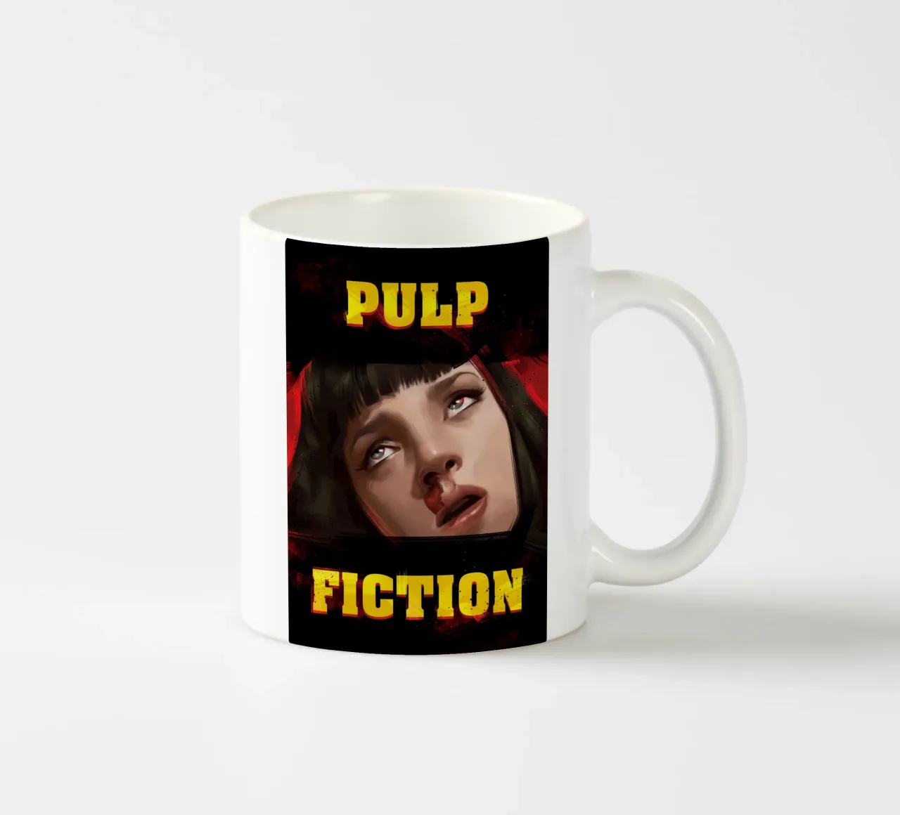 Pulp Fiction Mia tazza in ceramica da nabakumov
