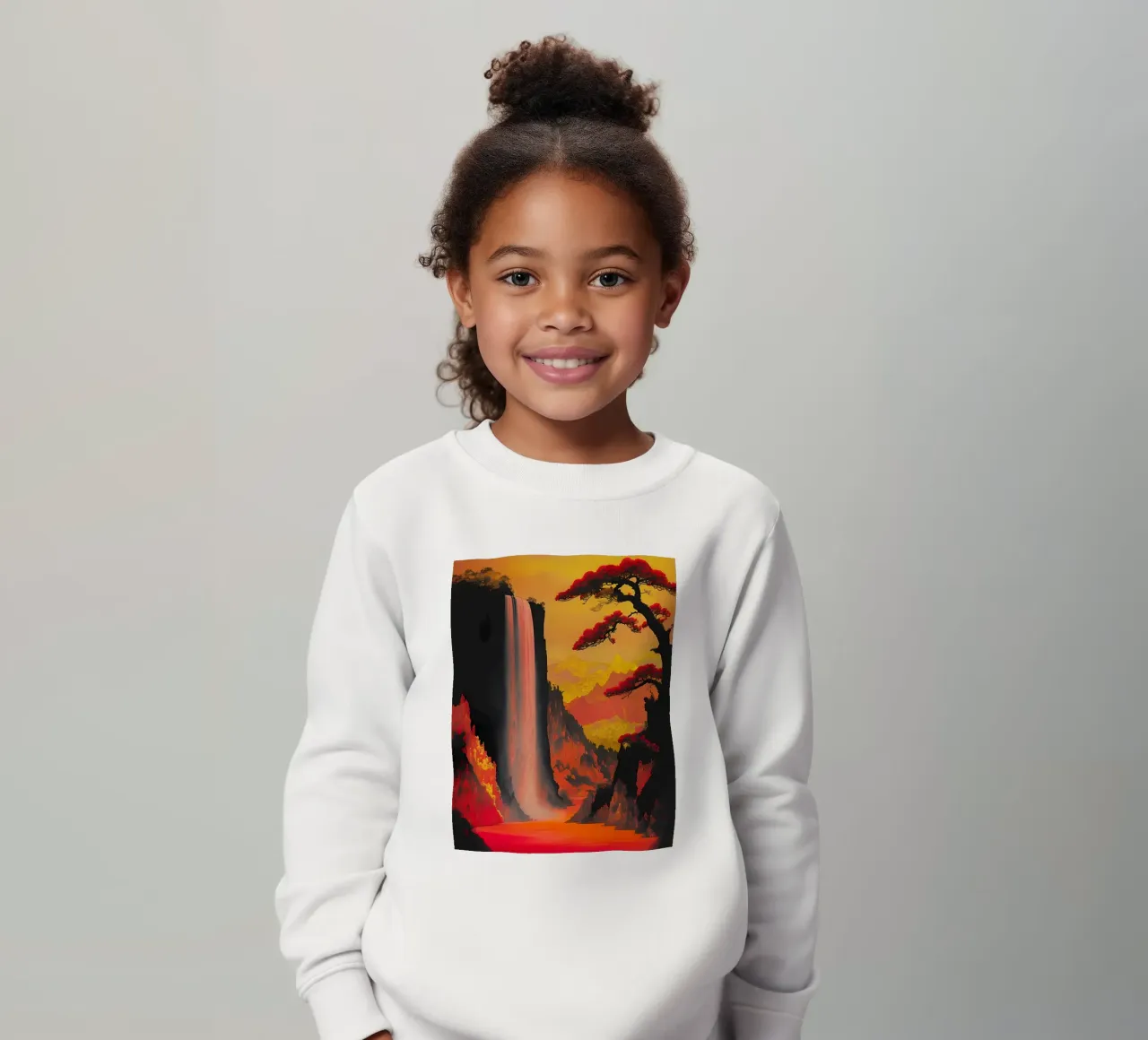 Cascata cremisi felpa bambino da Artistic-shop