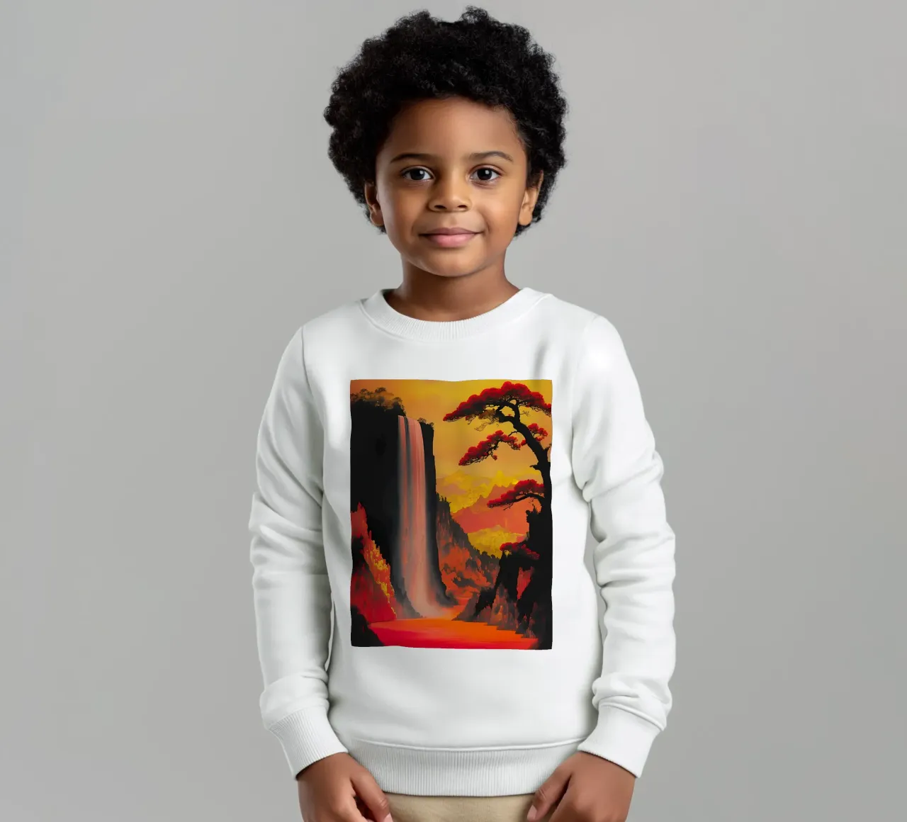Cascata cremisi felpa bambino da Artistic-shop