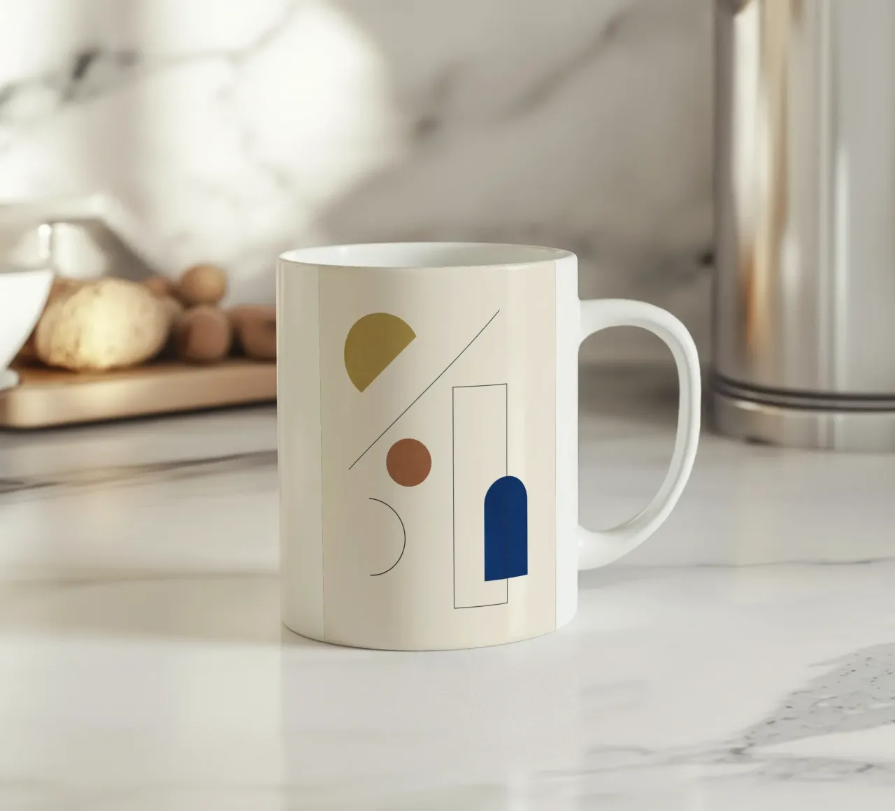 Geometrico minimale 59 tazza in ceramica da Gaite