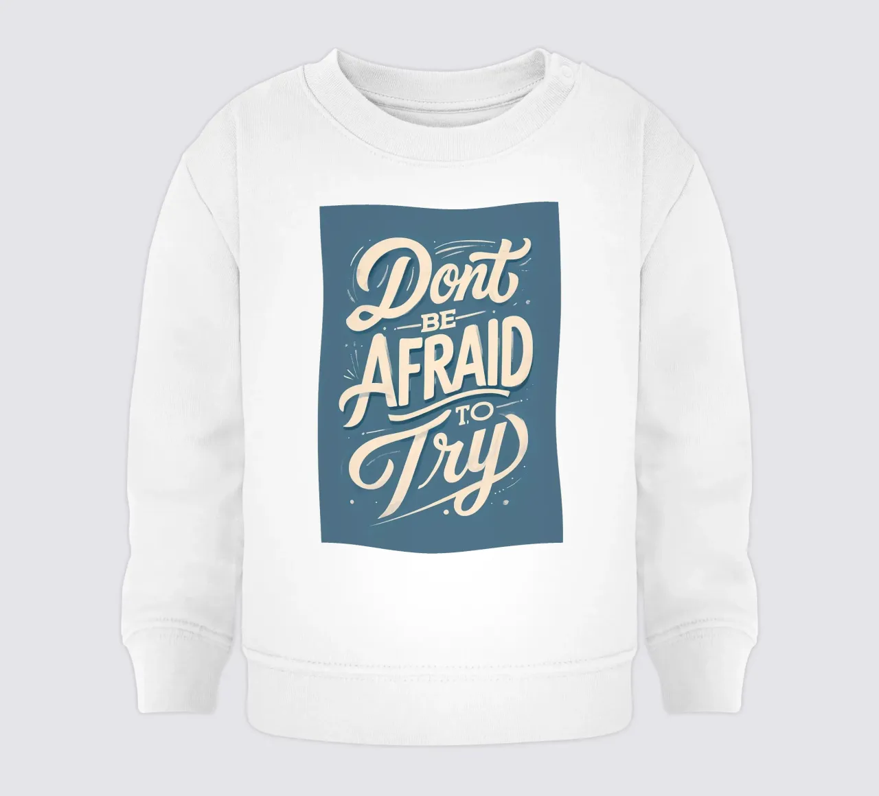 Non abbiate paura di provare felpa neonato da Artistic-shop