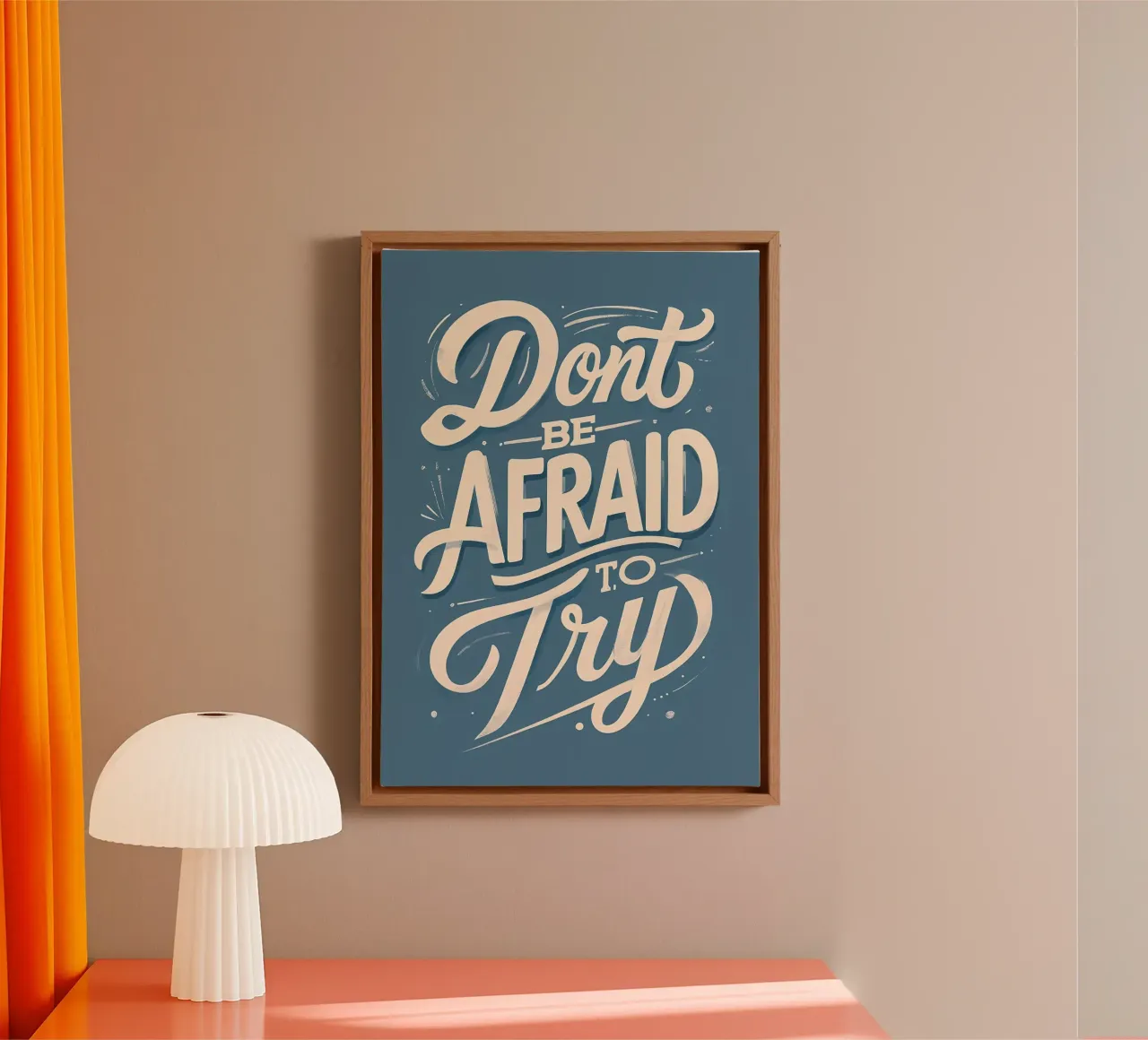 Don't Be Afraid to Try canvas by Artistic-shop