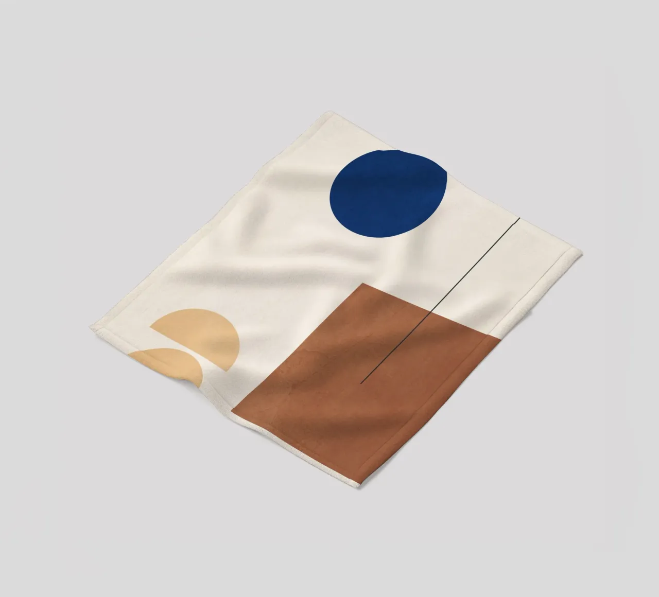 Geometrico minimale 60 coperta in pile da Gaite