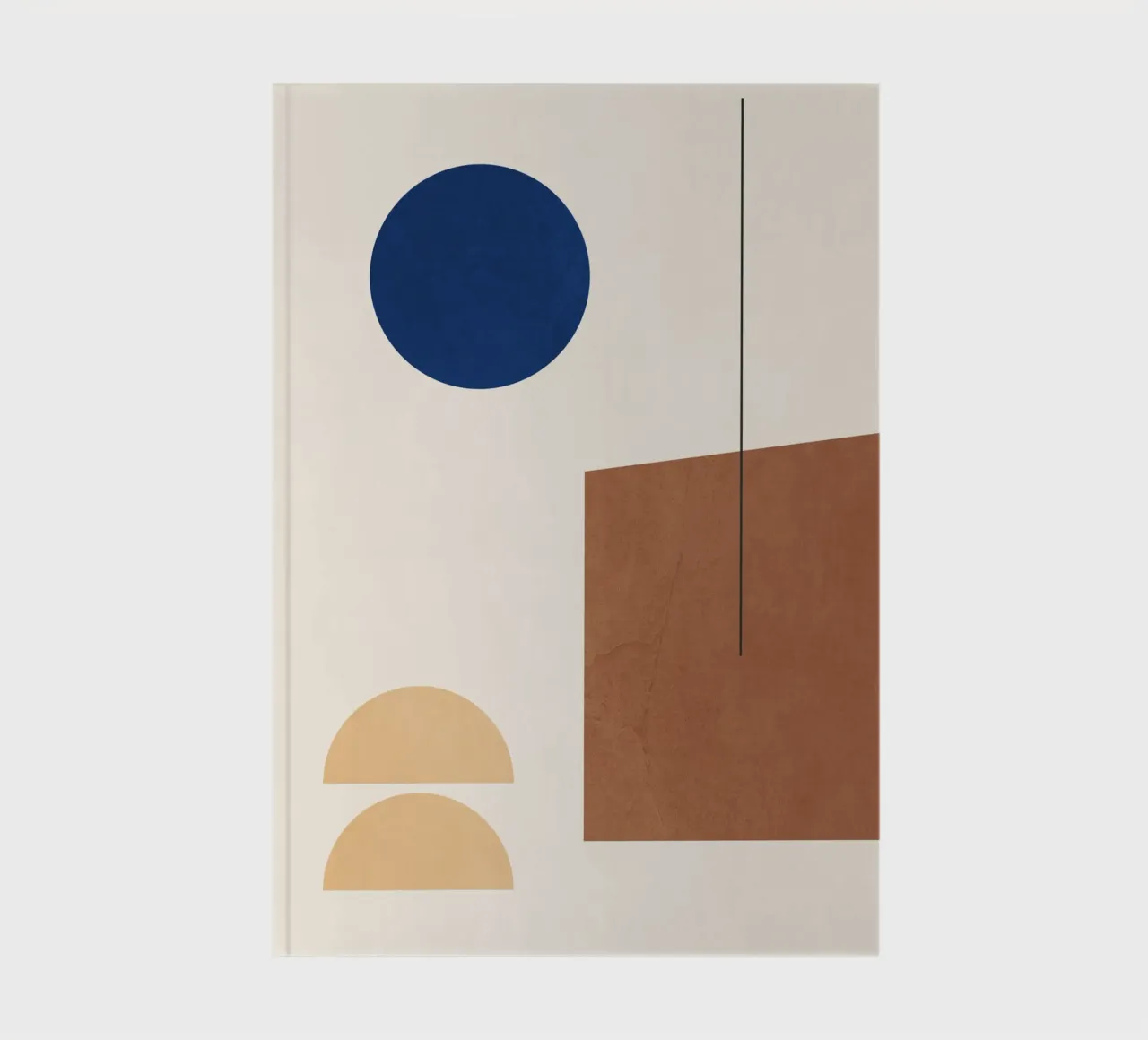Minimal Geometric 60 notebook by Gaite