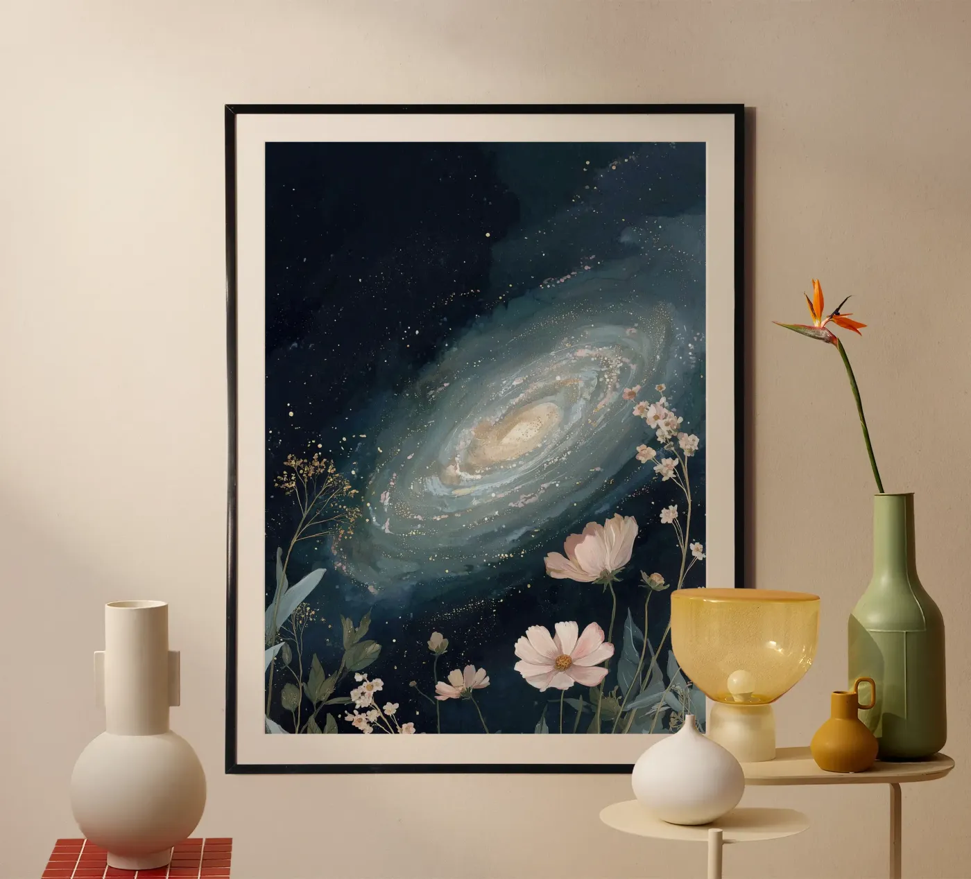 Galaxy Bloom poster da LUMA SPACE
