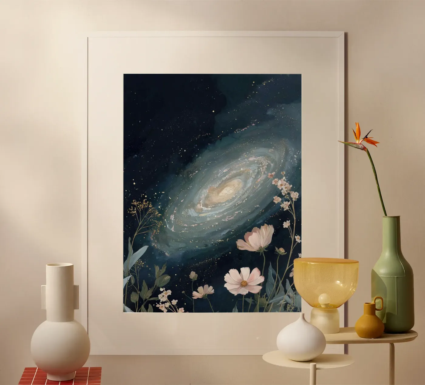 Galaxy Bloom poster da LUMA SPACE