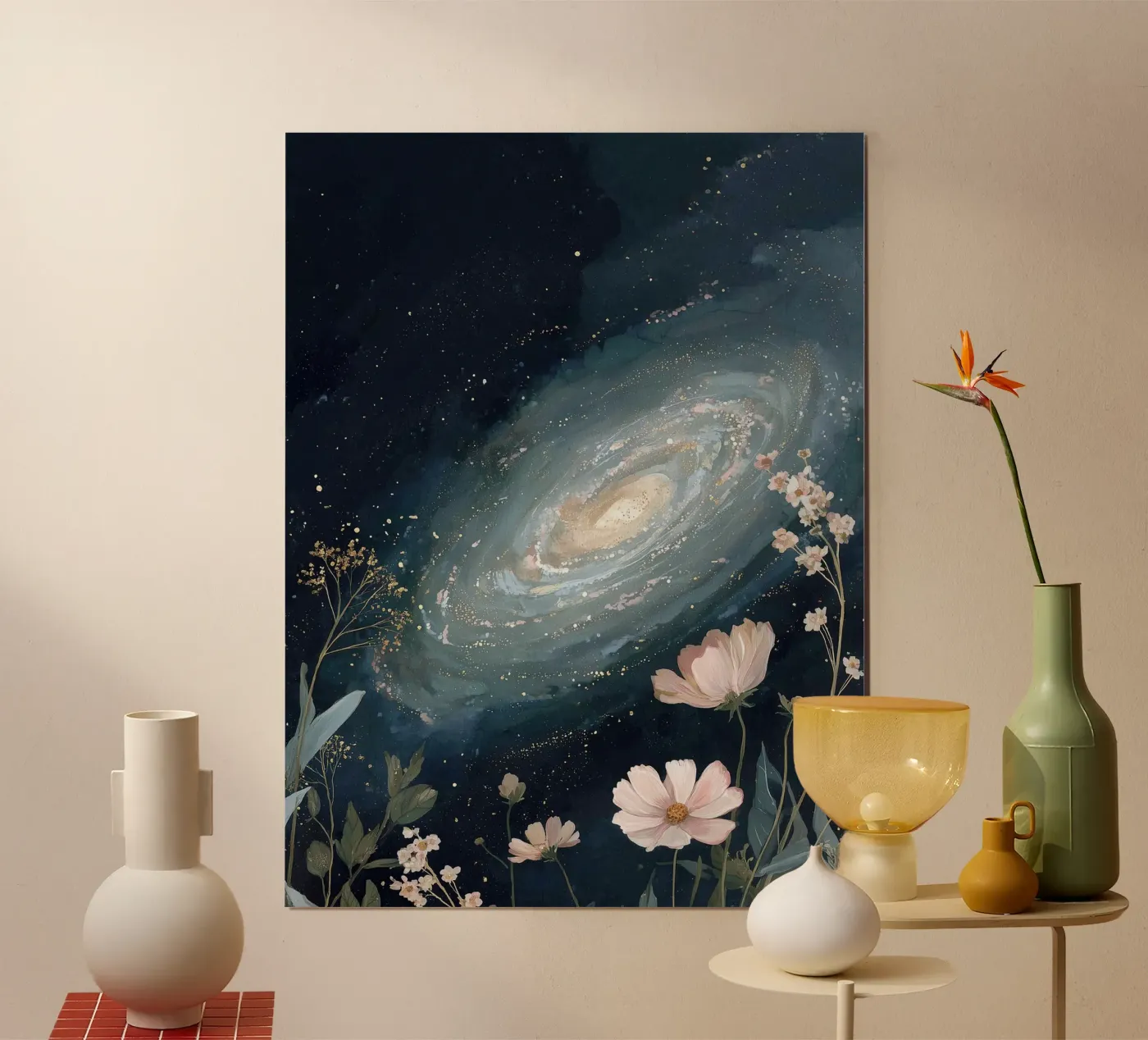 Galaxy Bloom poster da LUMA SPACE