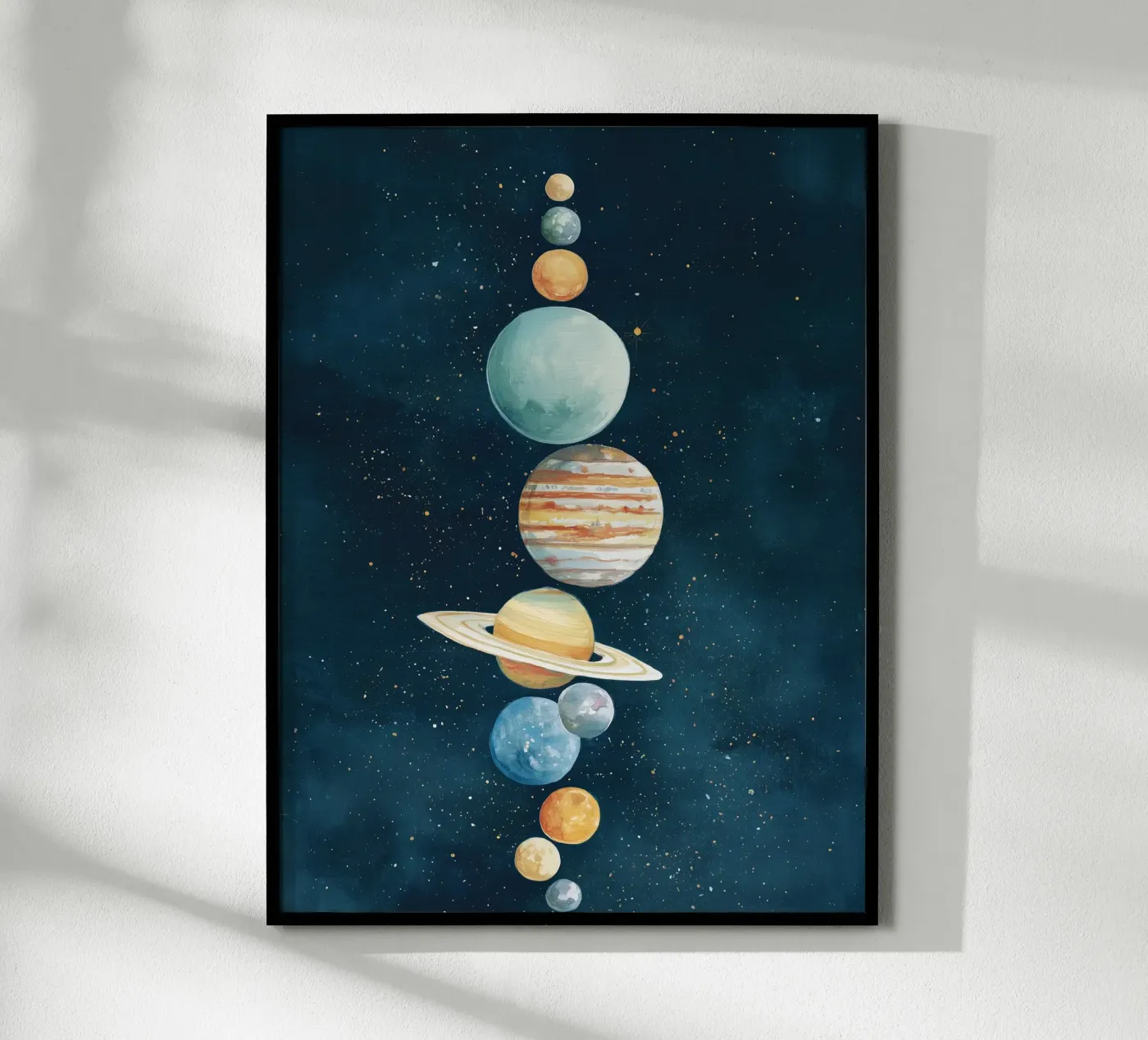 Stacked Planets poster da LUMA SPACE