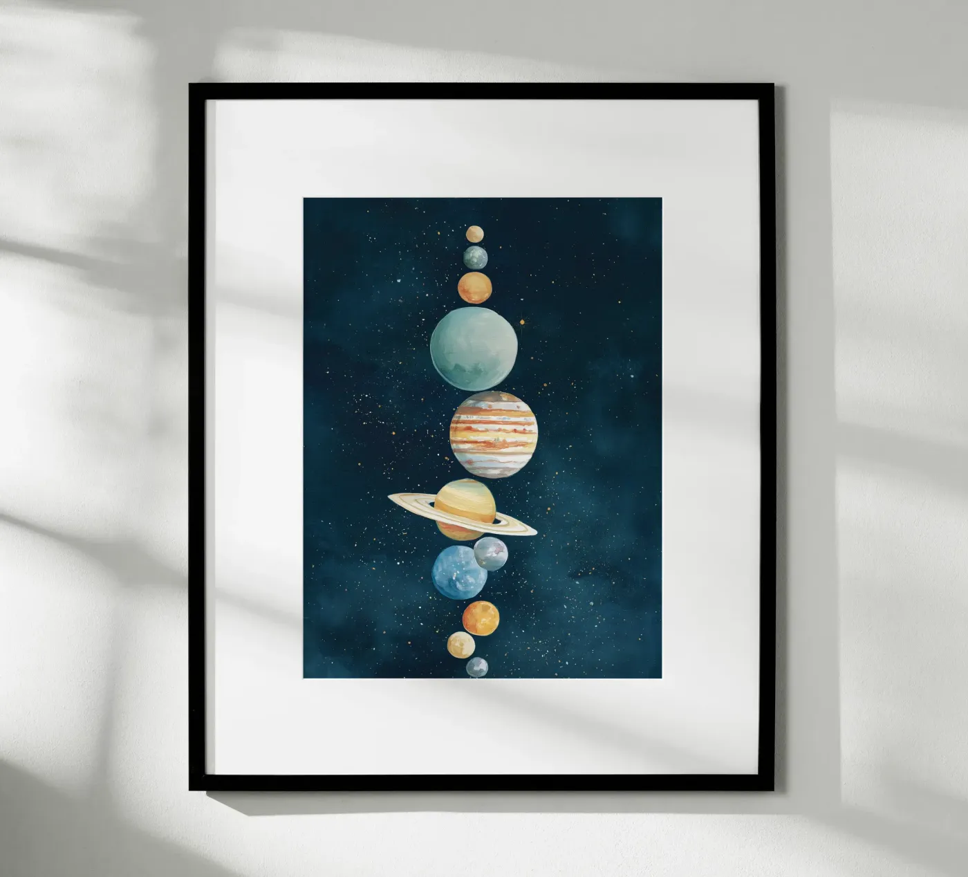 Stacked Planets poster da LUMA SPACE