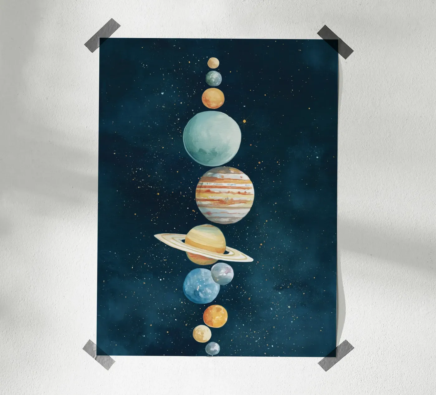 Stacked Planets poster da LUMA SPACE