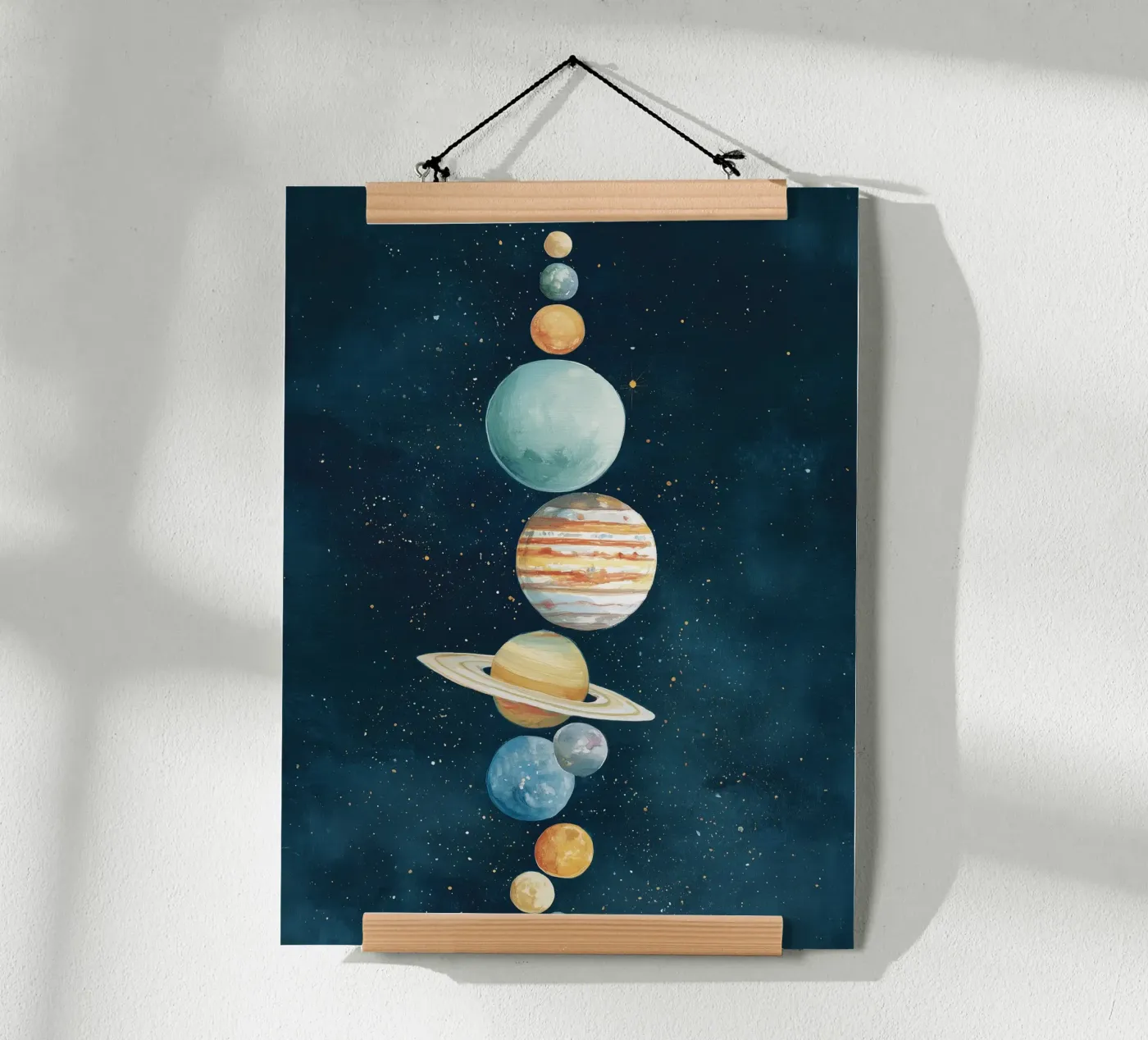 Stacked Planets poster da LUMA SPACE