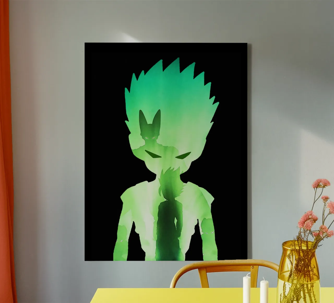 Cell VS Gohan tela con Cornice a cassetta da Gunawan Rb