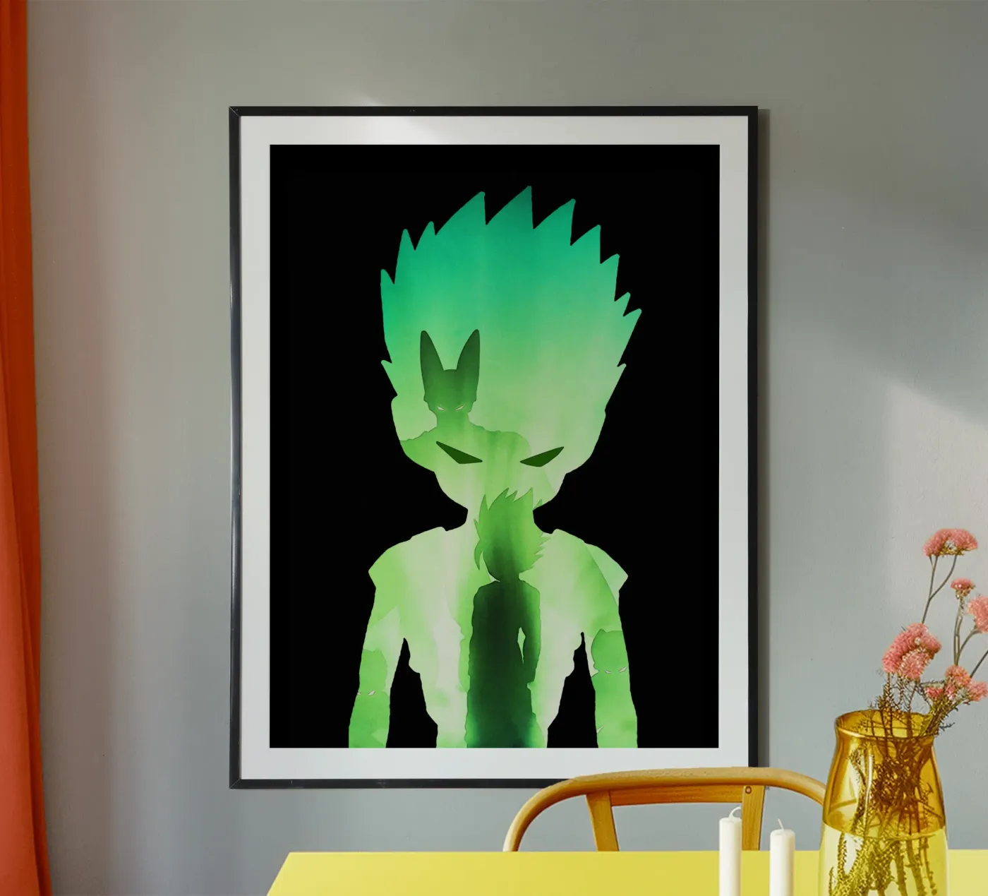 Cell VS Gohan poster da Gunawan Rb