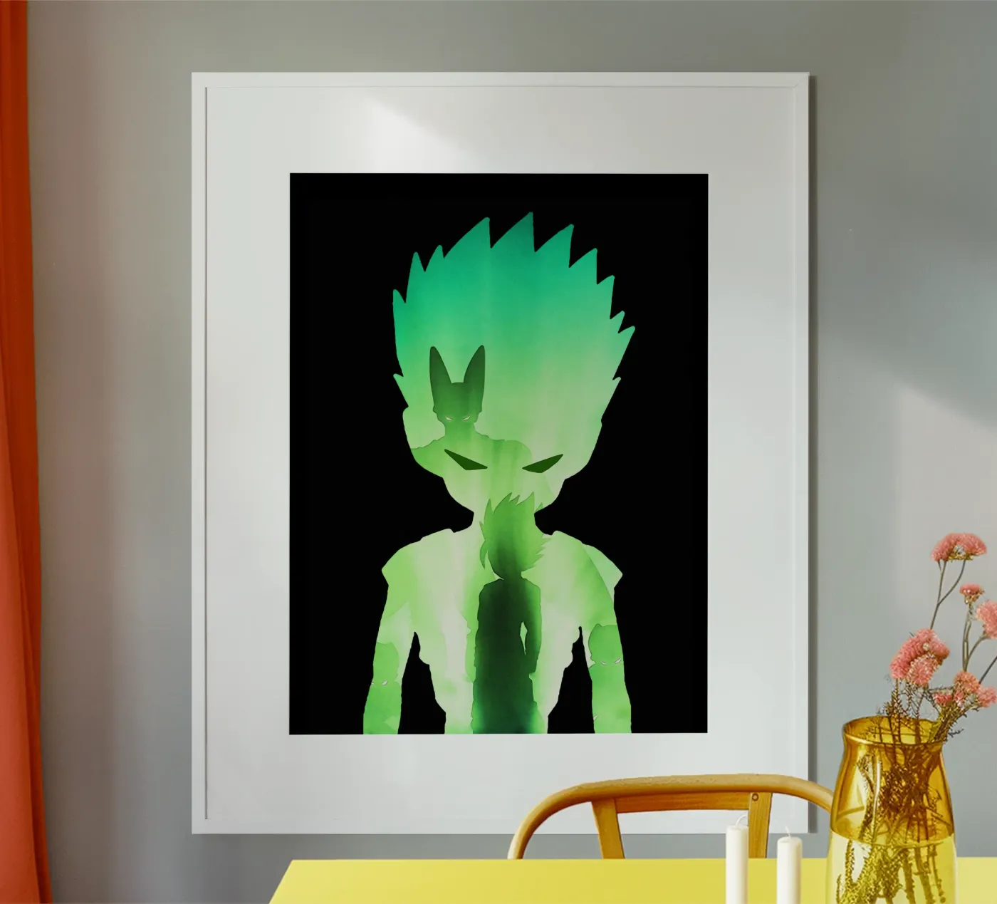 Cell VS Gohan poster da Gunawan Rb