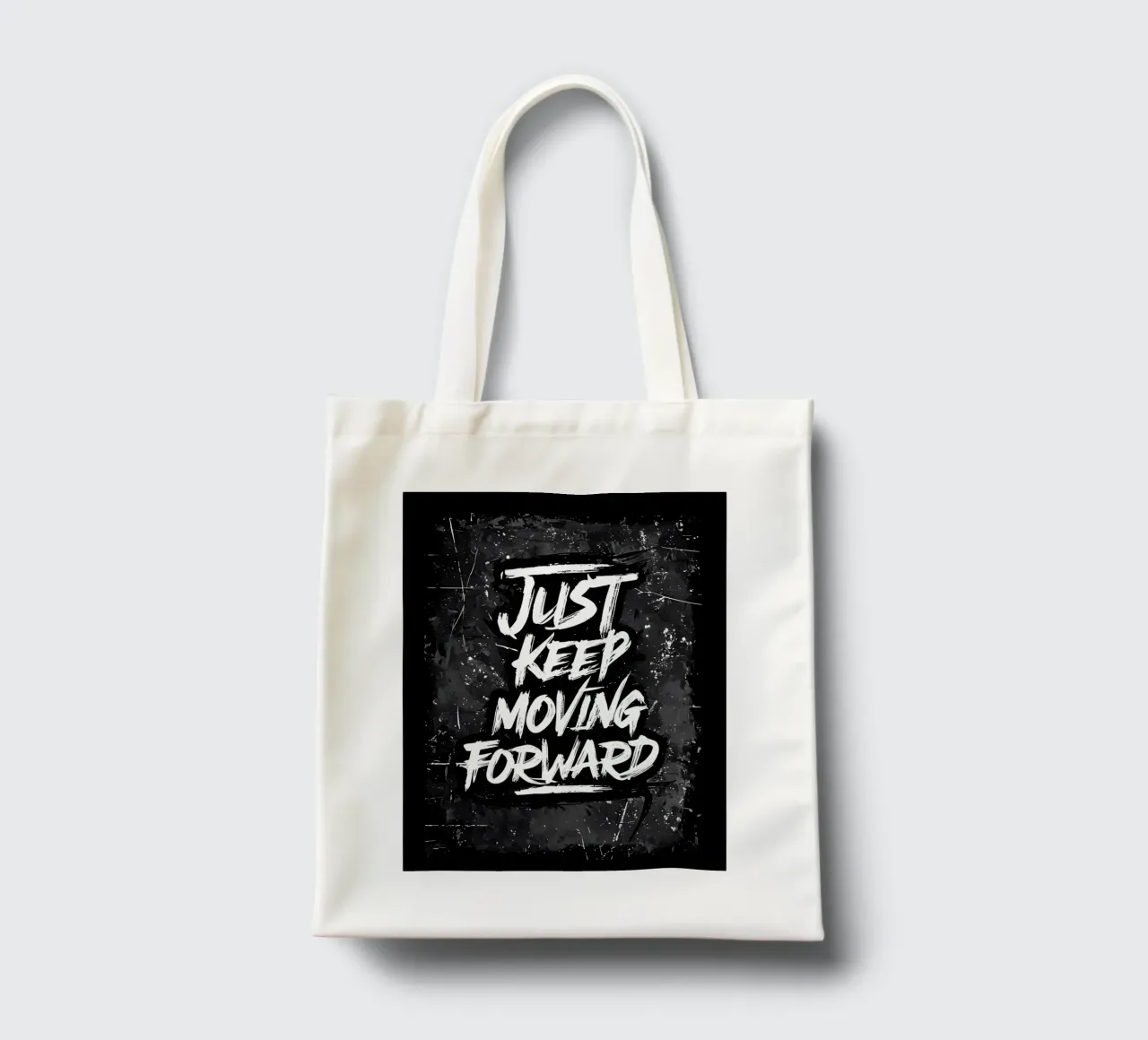 Continuare ad andare avanti borsa in juta da Artistic-shop