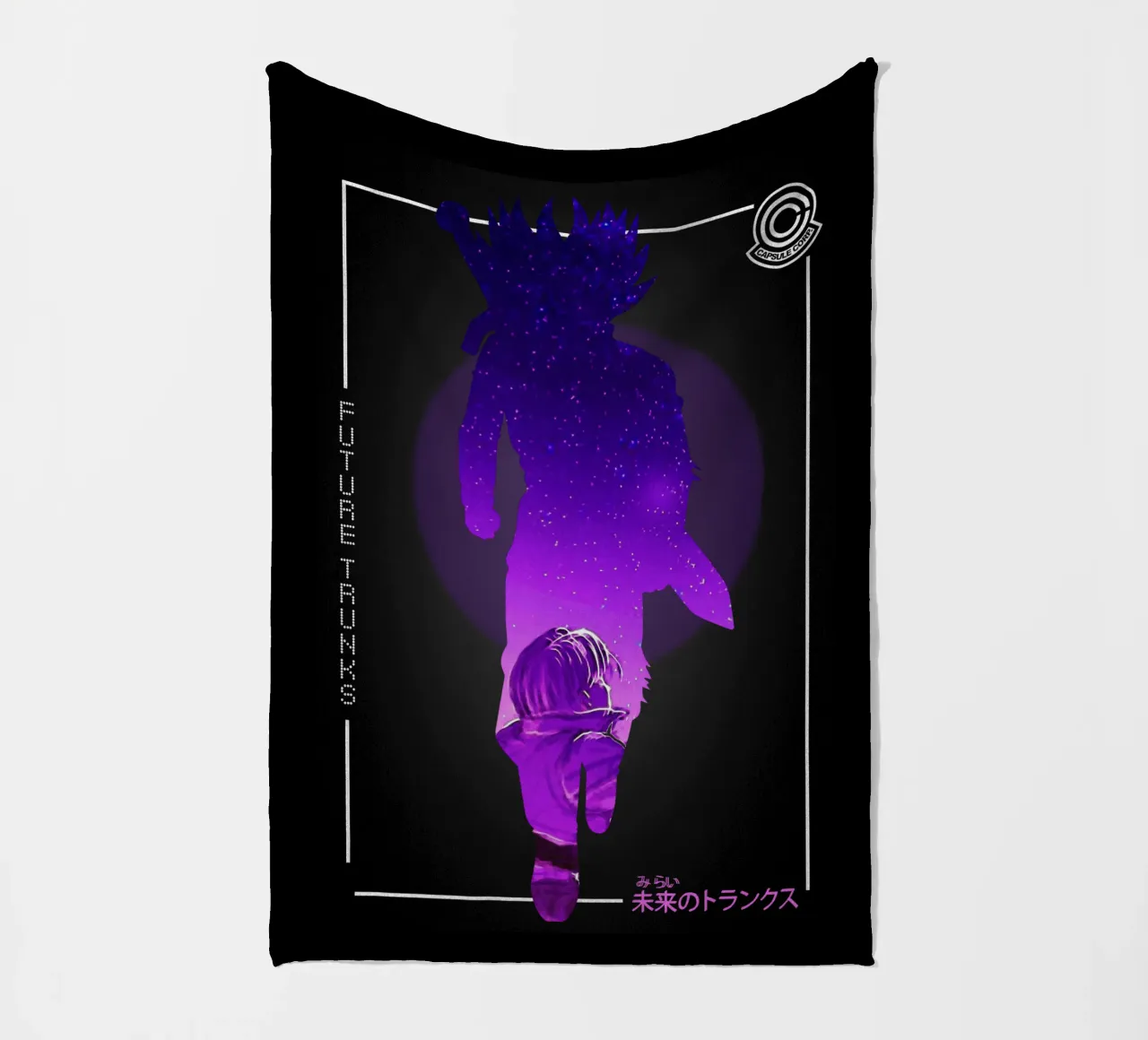 Future Trunks fleece blanket by Gunawan Rb