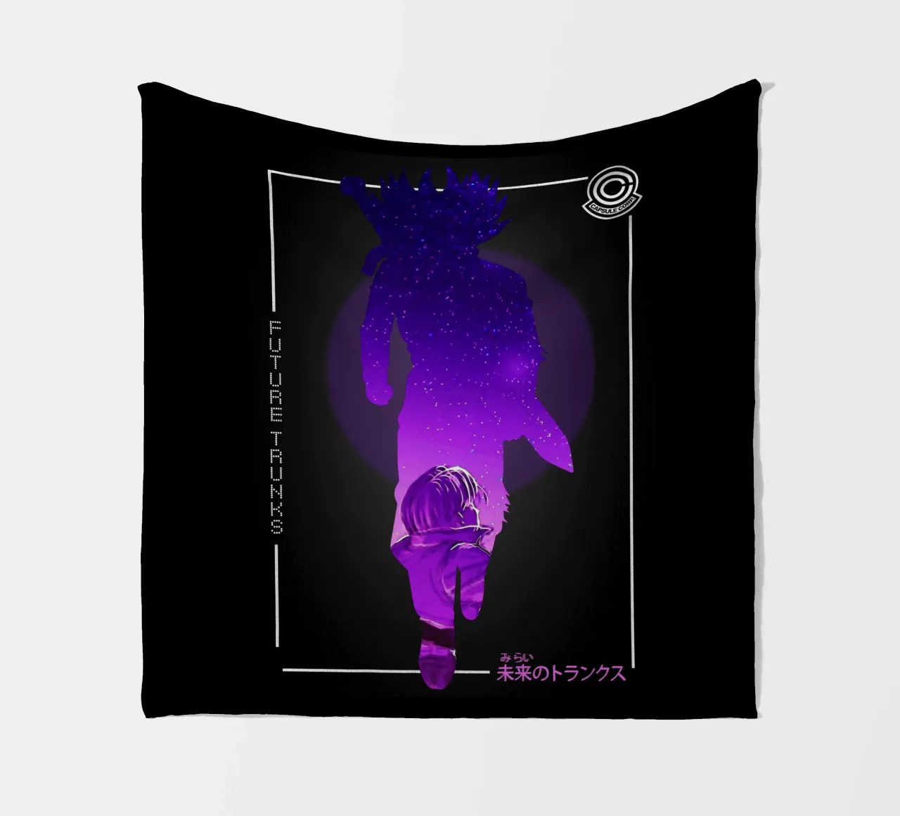 Future Trunks fleece blanket by Gunawan Rb