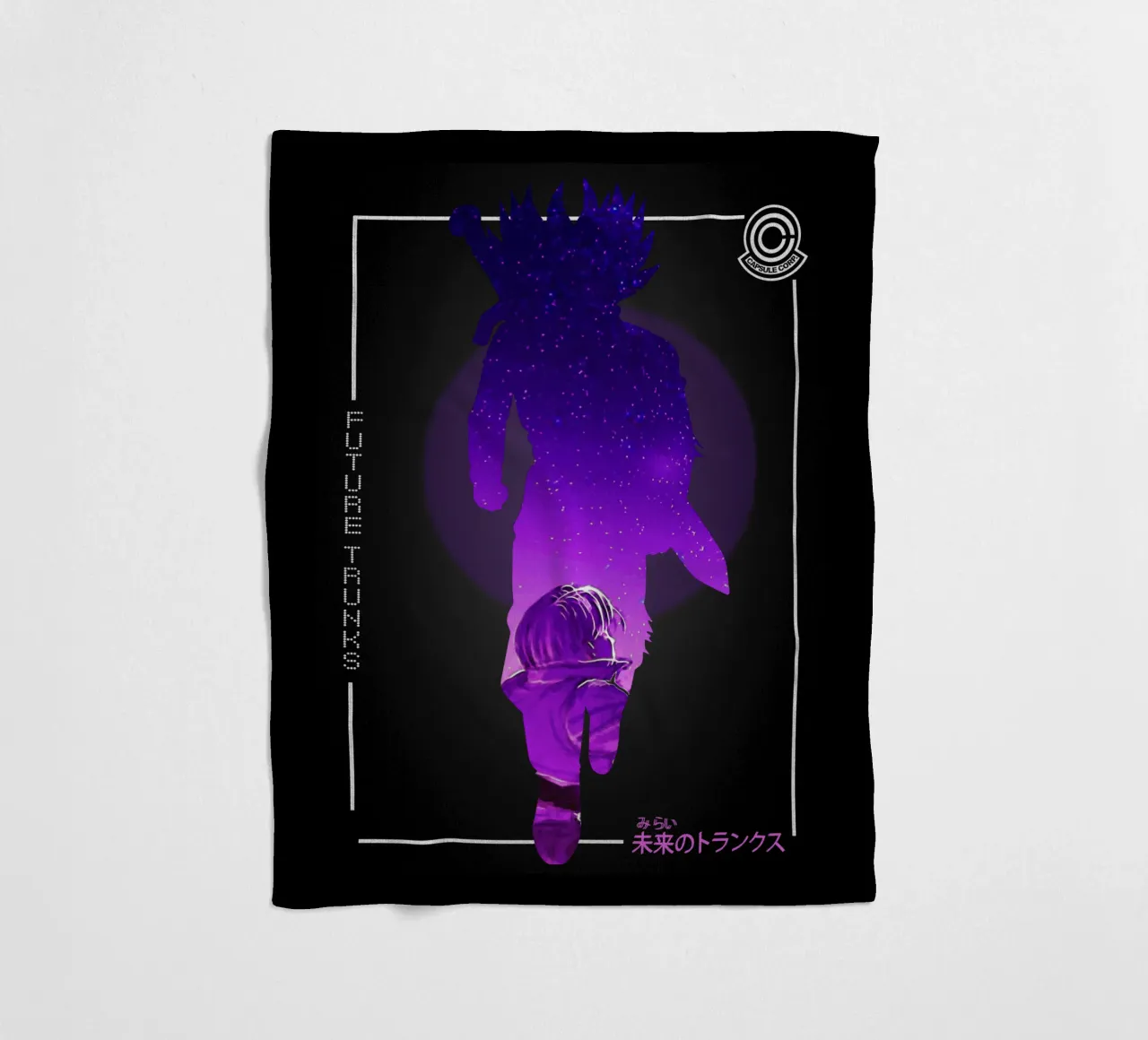 Future Trunks fleece blanket by Gunawan Rb
