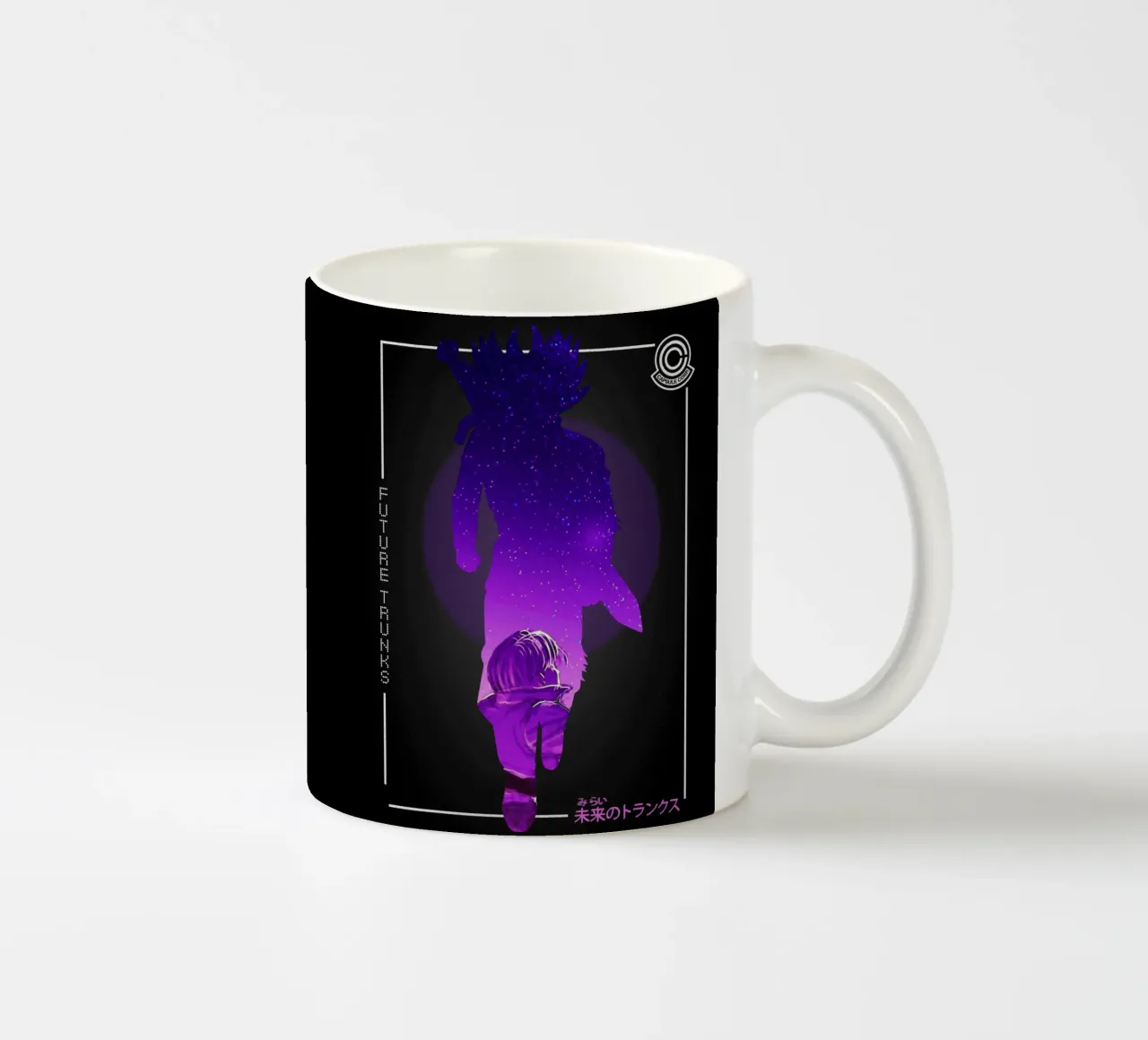 Future Trunks ceramic mug by Gunawan Rb