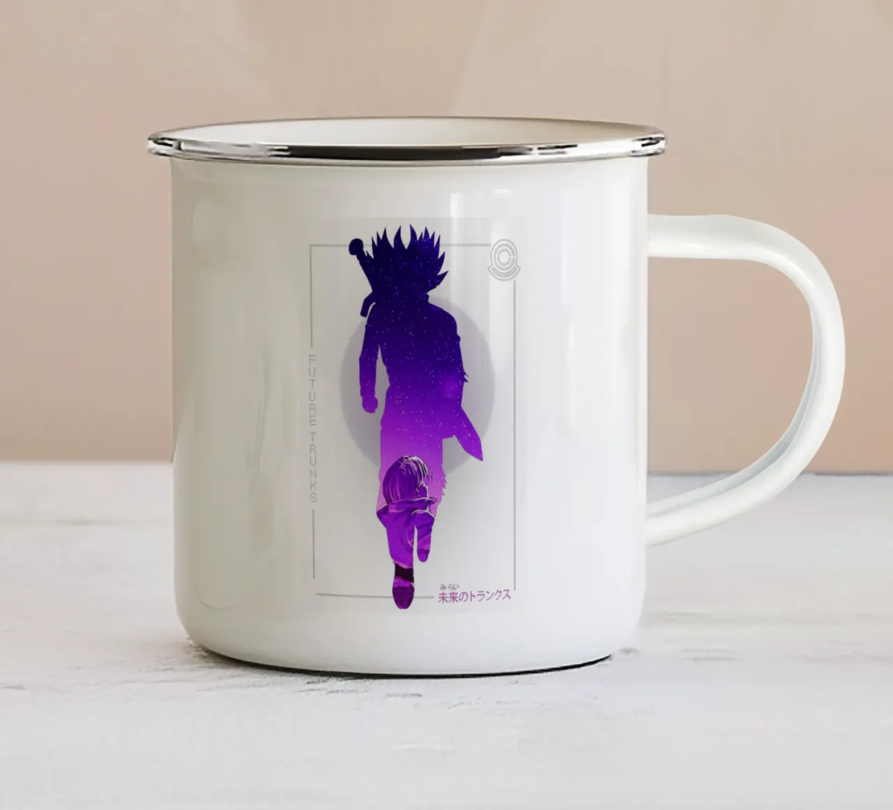 Bauli del futuro tazza in smalto da Gunawan Rb