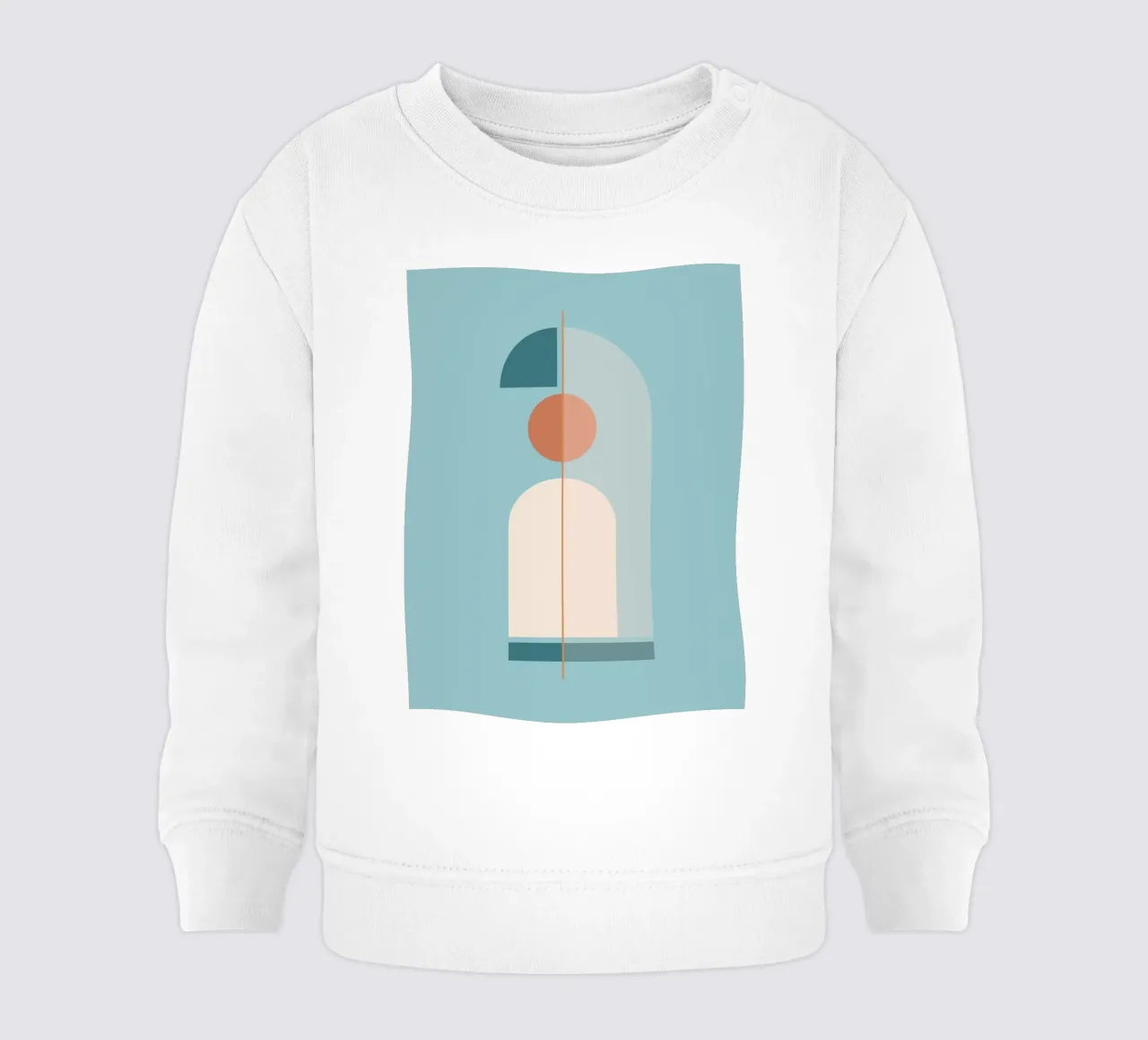 Minimal Geometric Shapes 18 baby sweatshirt by Gaite