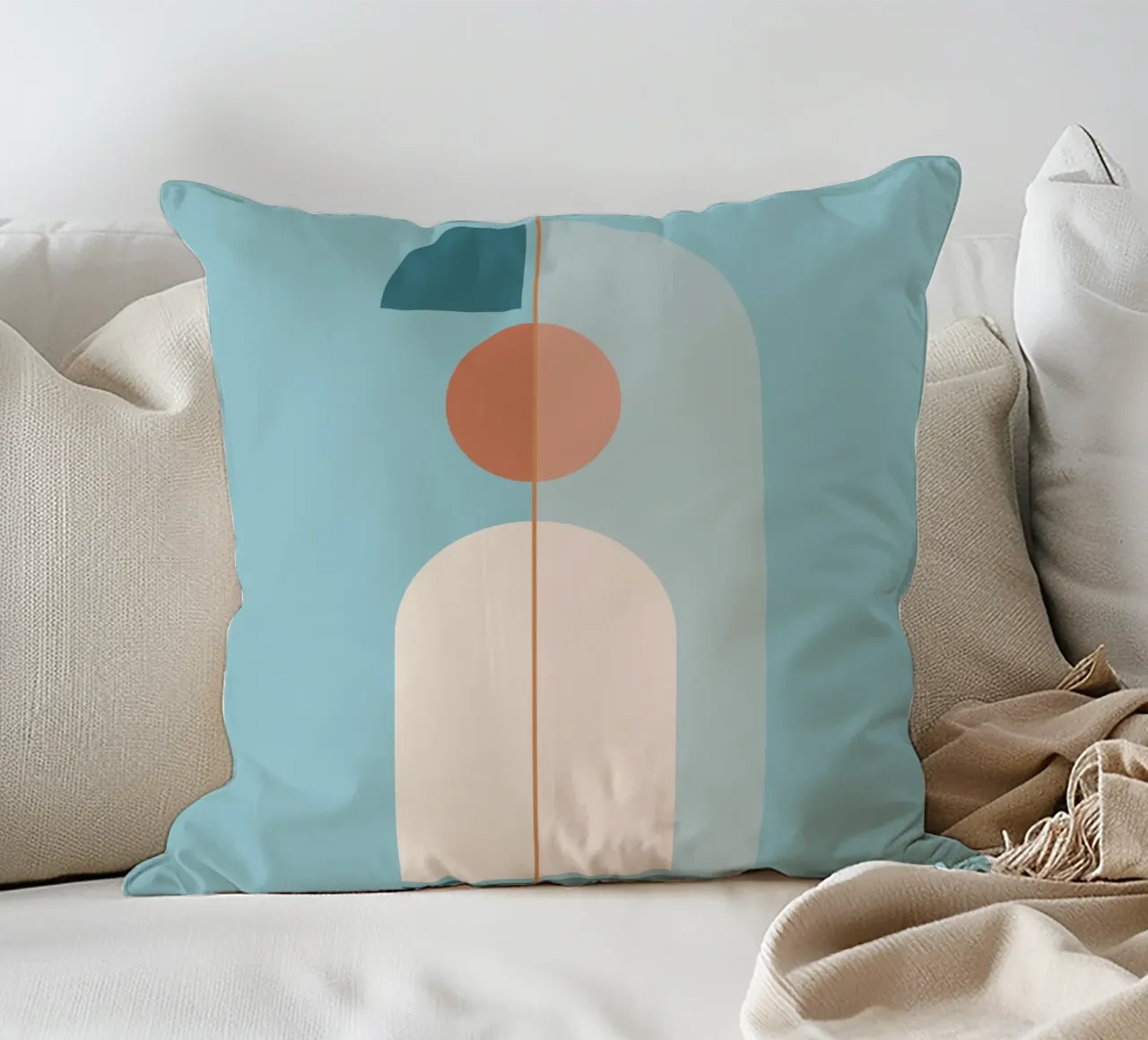 Forme geometriche minime 18 cuscino da Gaite