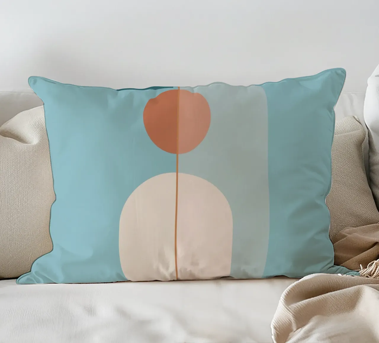 Geometrische Minimalformen 18 Kissen von Gaite