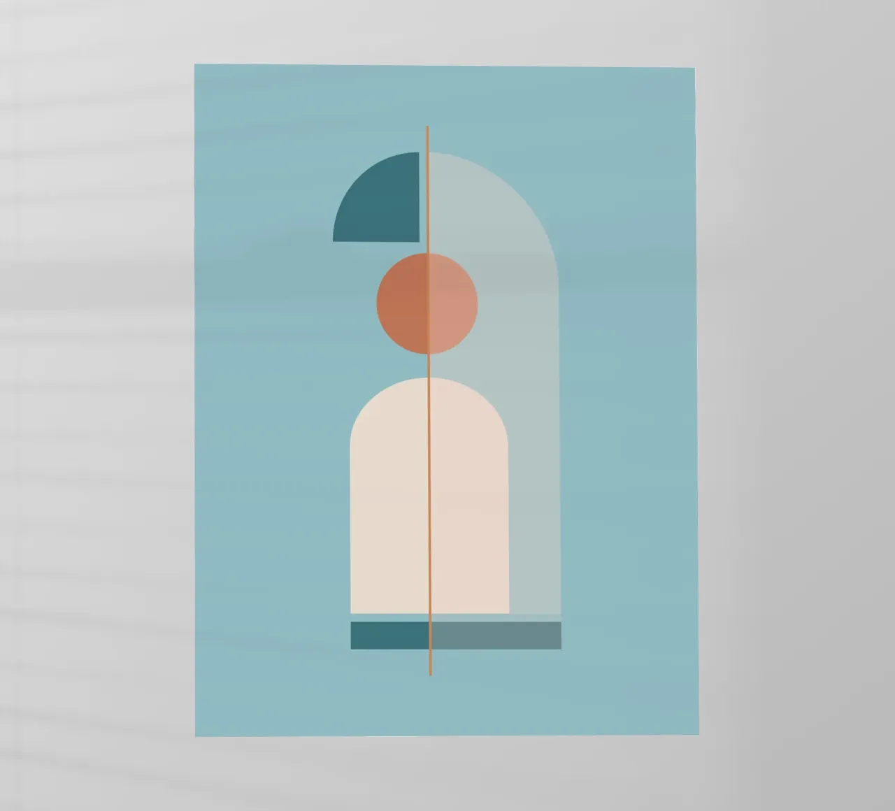 Forme geometriche minime 18 pellicola backlit da Gaite