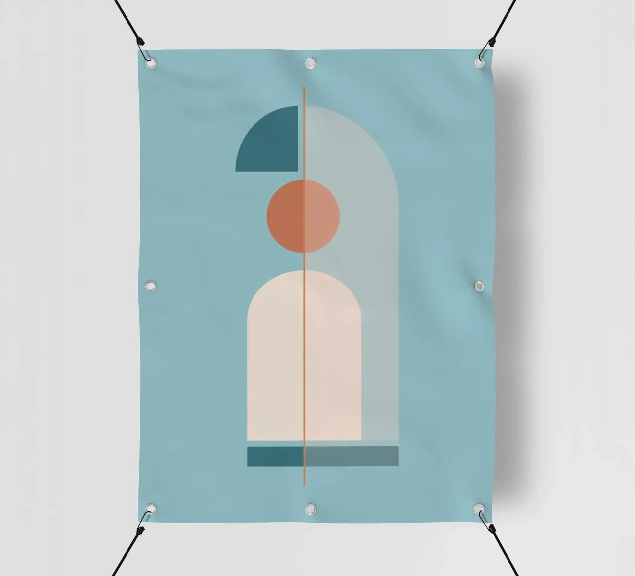 Forme geometriche minime 18 telo in pvc da Gaite