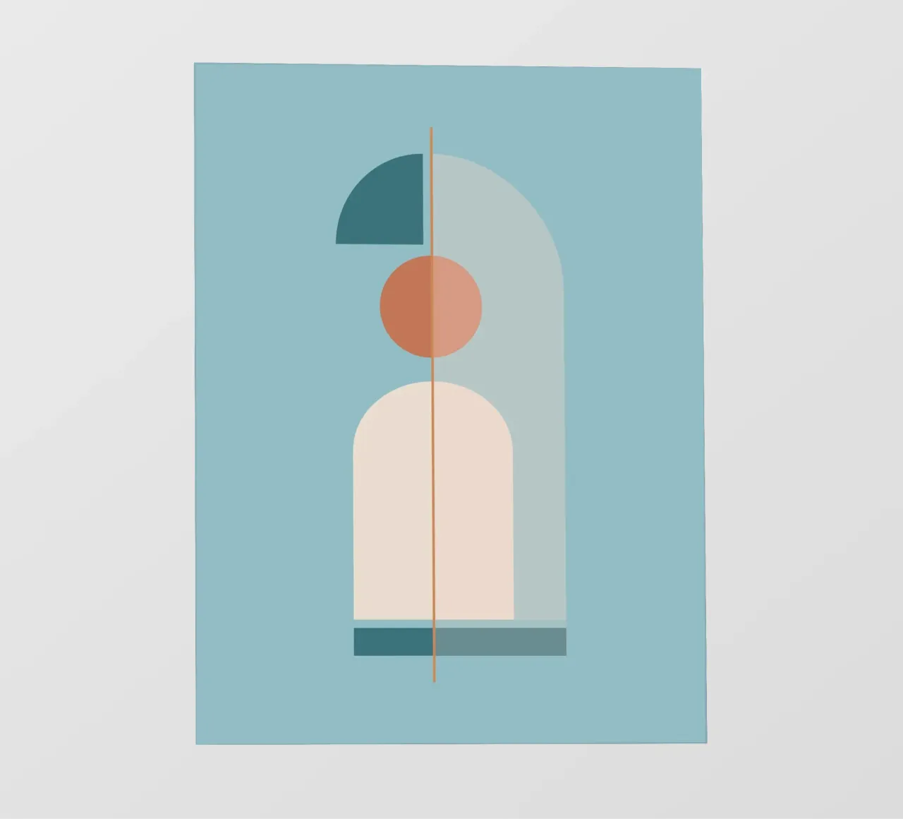 Forme geometriche minime 18 telo in pvc da Gaite