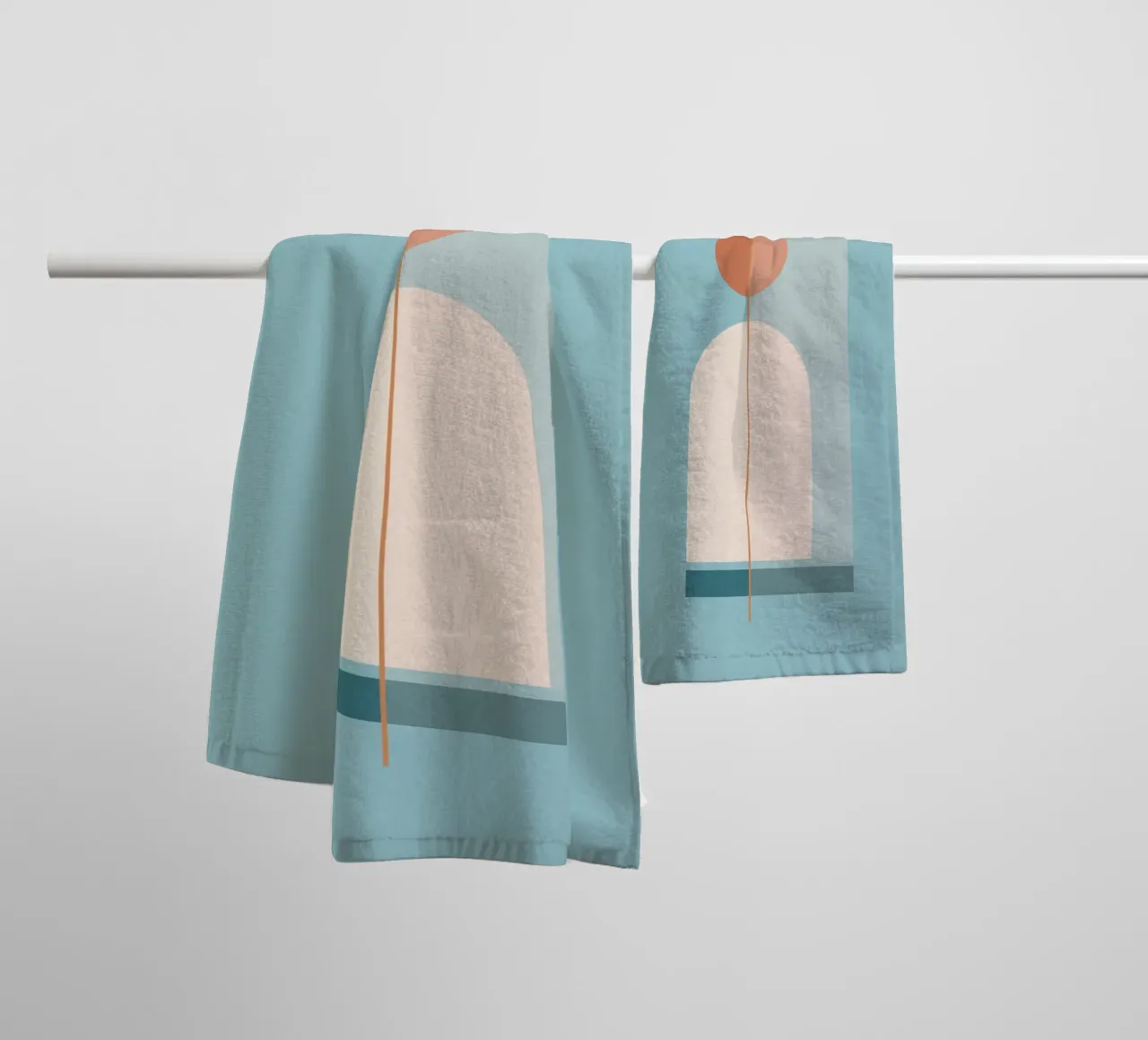 Forme geometriche minime 18 asciugamano da bagno da Gaite