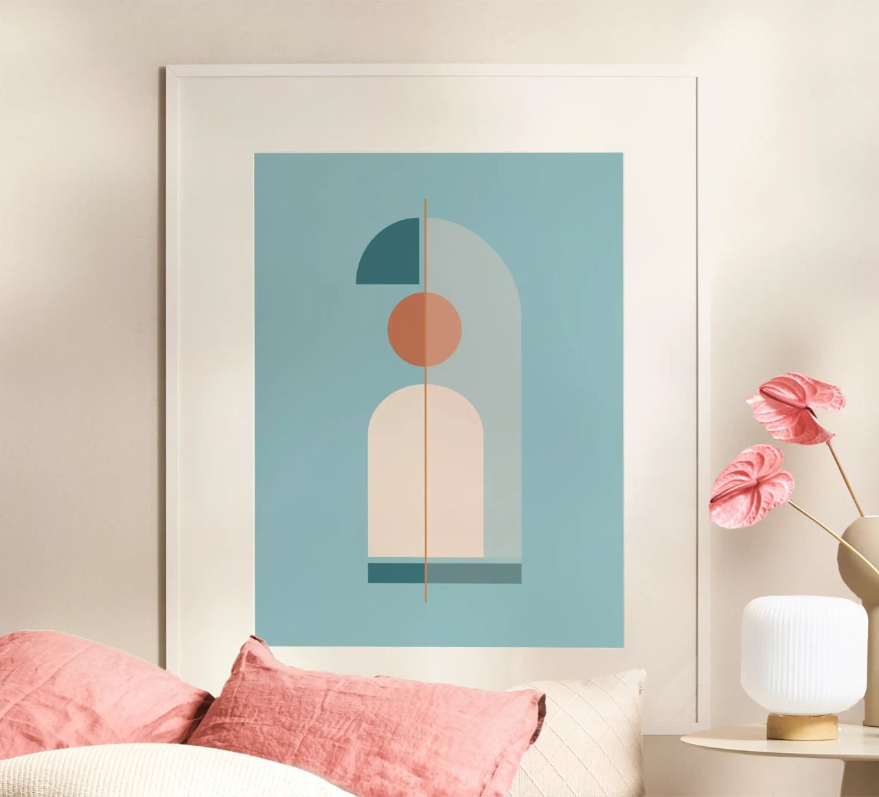 Geometrische Minimalformen 18 Poster von Gaite