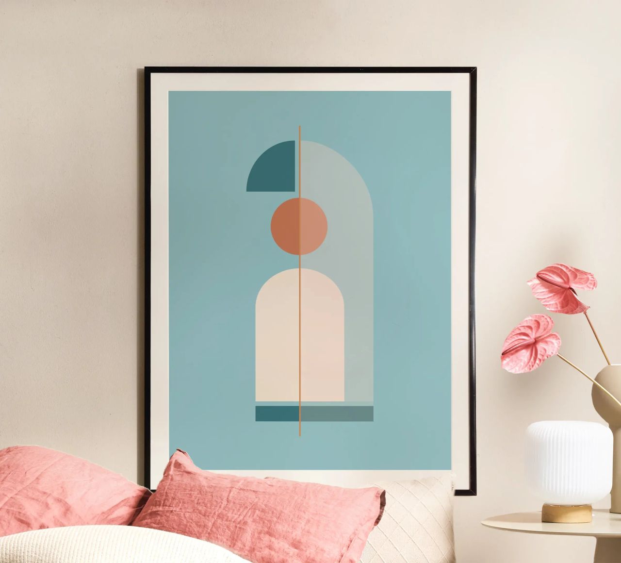 Geometrische Minimalformen 18 Poster von Gaite