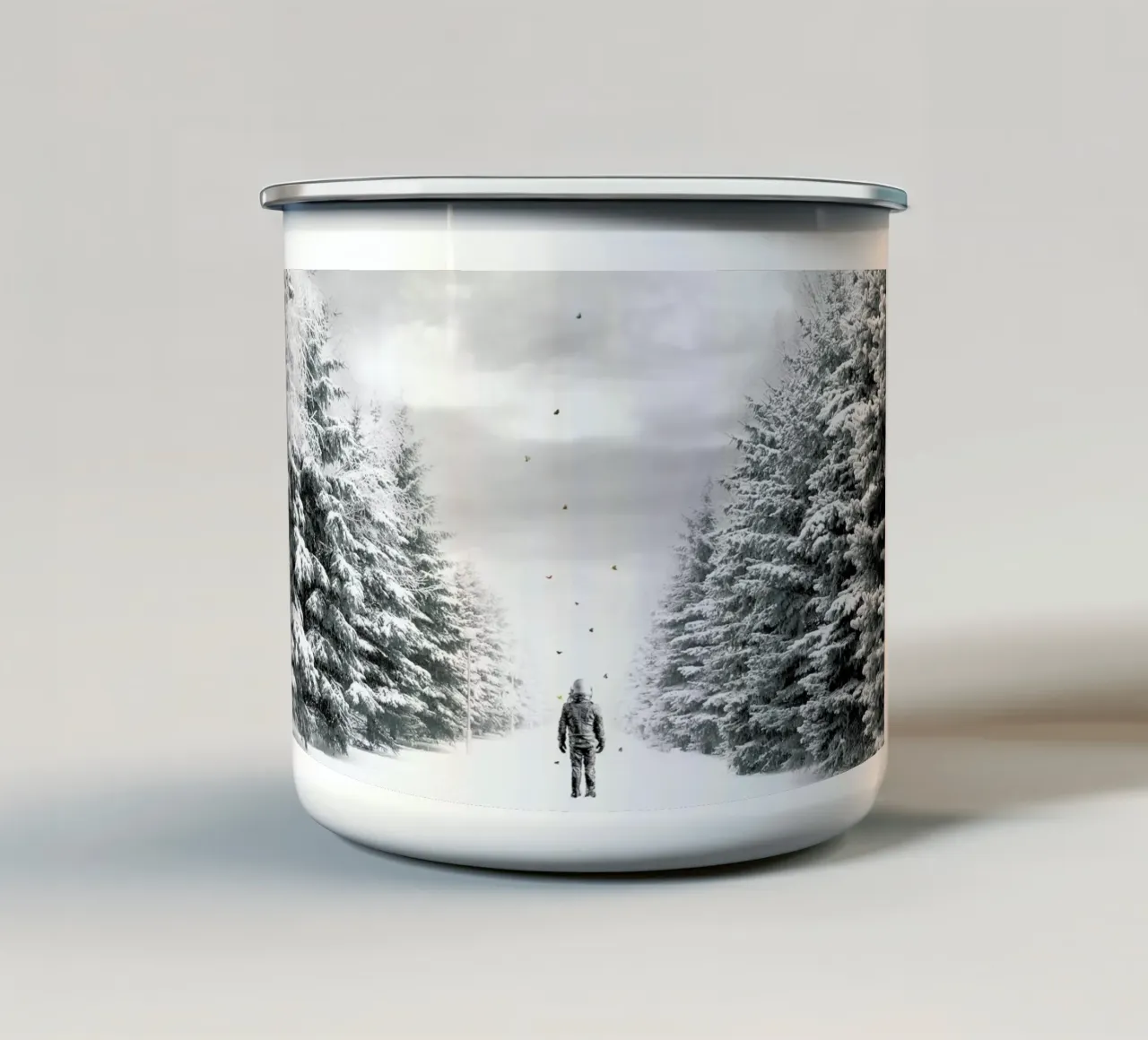 The Path Emaille Tasse von Jason Brueck