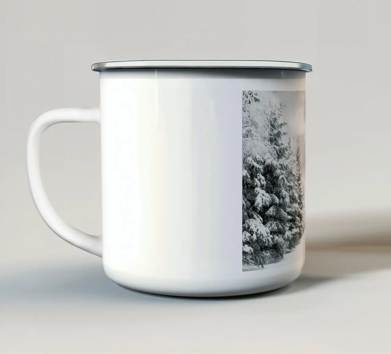 The Path Emaille Tasse von Jason Brueck