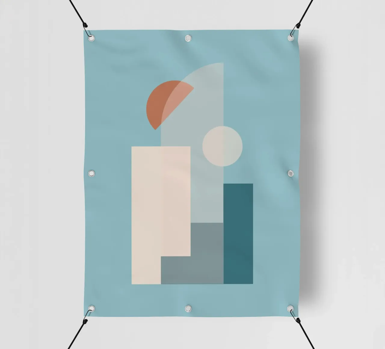 Forme geometriche minime 17 telo in pvc da Gaite
