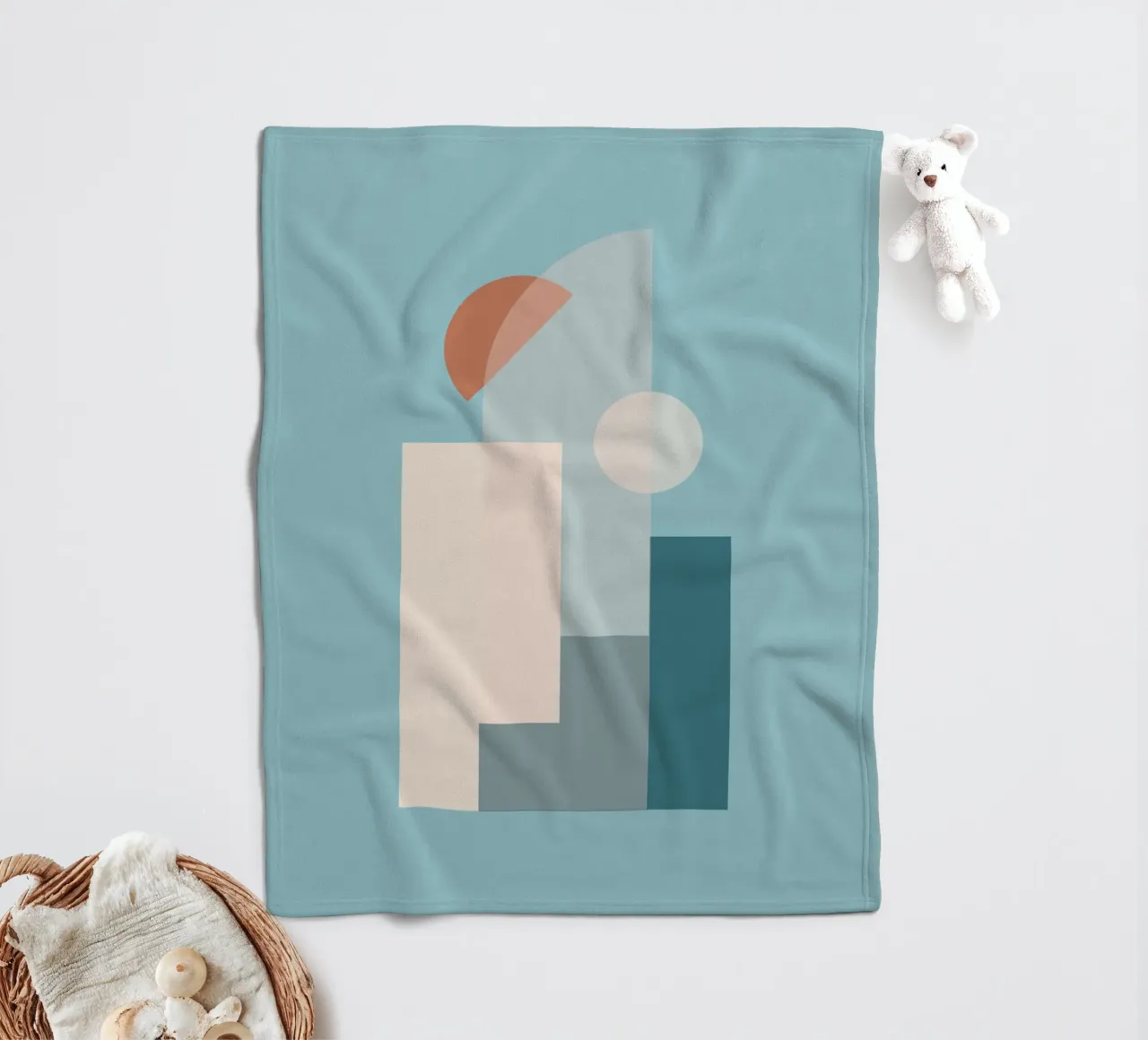 Forme geometriche minime 17 coperta in pile da Gaite