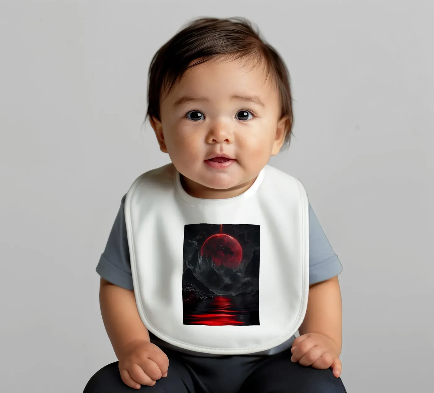 Eclissi cremisi bavaglino da Artistic-shop