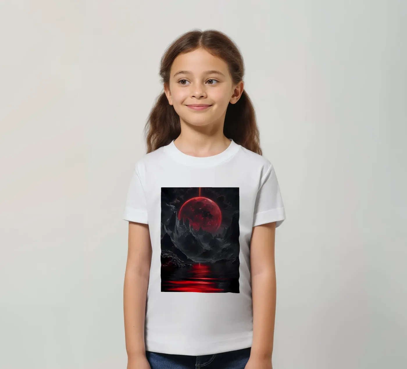 Eclissi cremisi t-shirt bambini da Artistic-shop