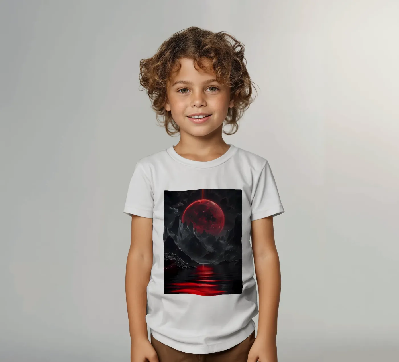 Eclissi cremisi t-shirt bambini da Artistic-shop