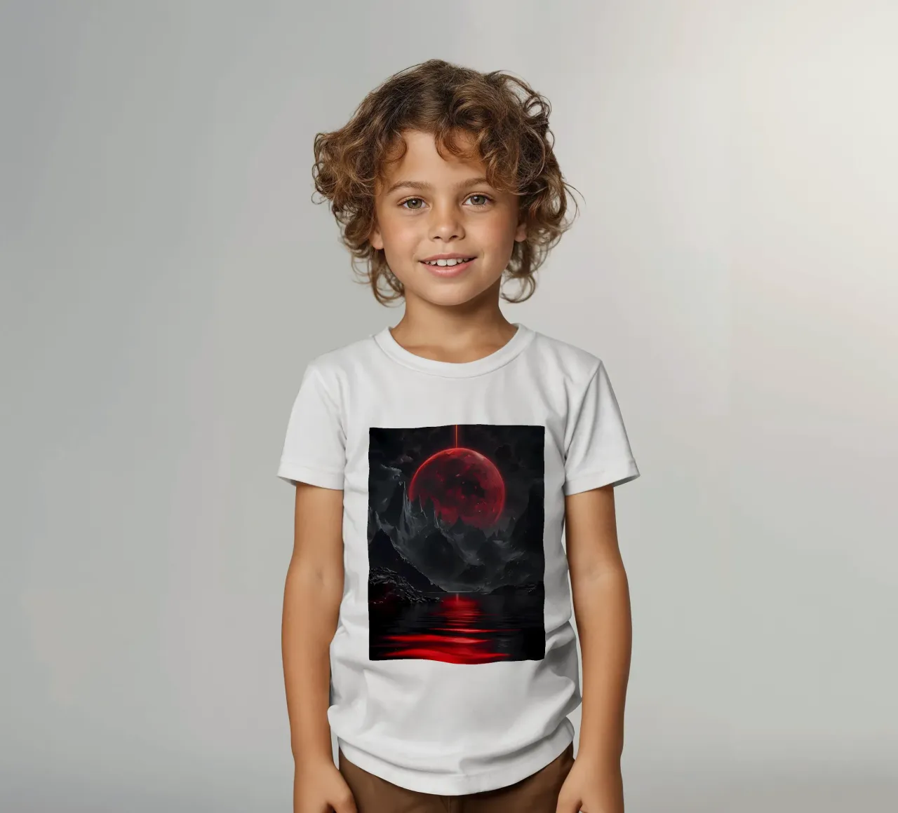 Crimson Eclipse t-shirt bambini da Artistic-shop