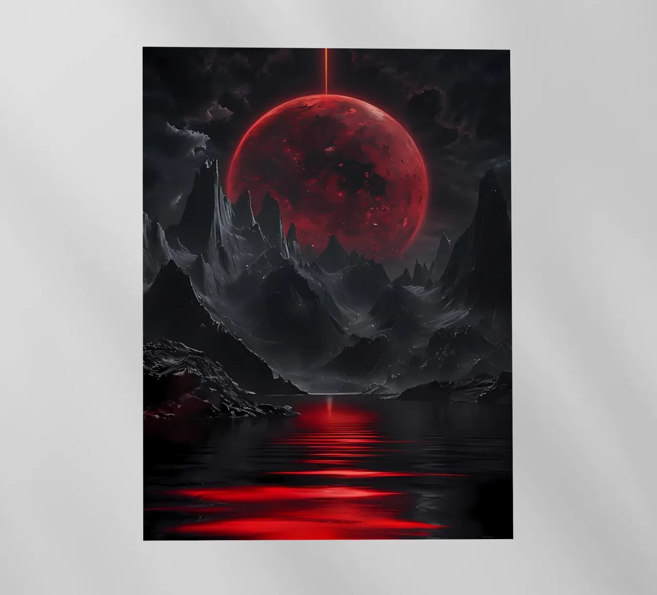 Crimson Eclipse pellicola backlit da Artistic-shop