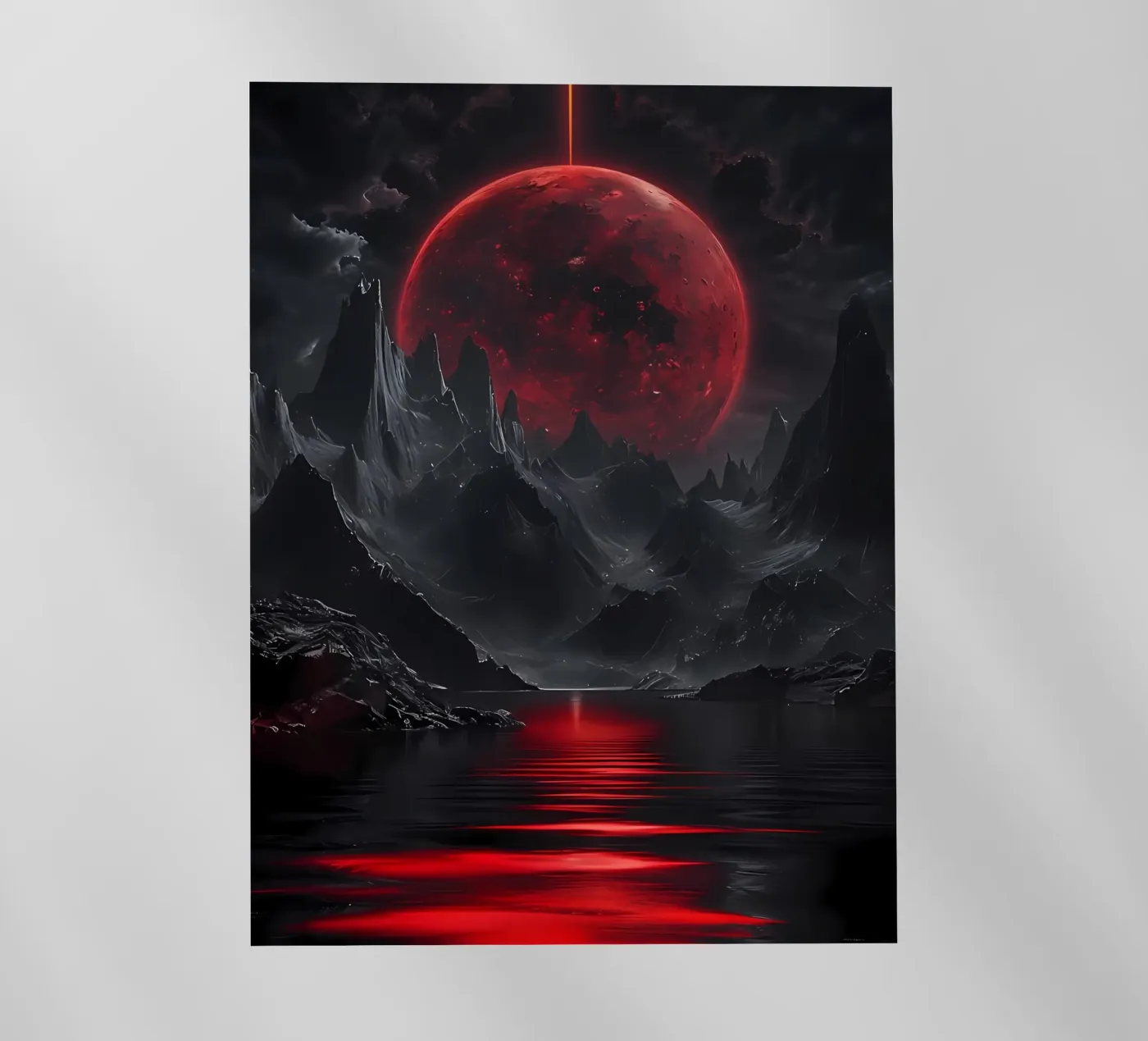 Eclissi cremisi pellicola backlit da Artistic-shop